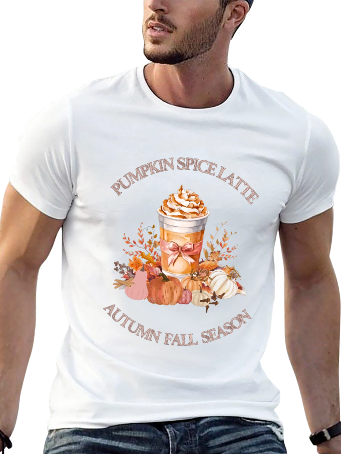 Pumpkin Spice Latte Autumn Fall Season T-Shirt