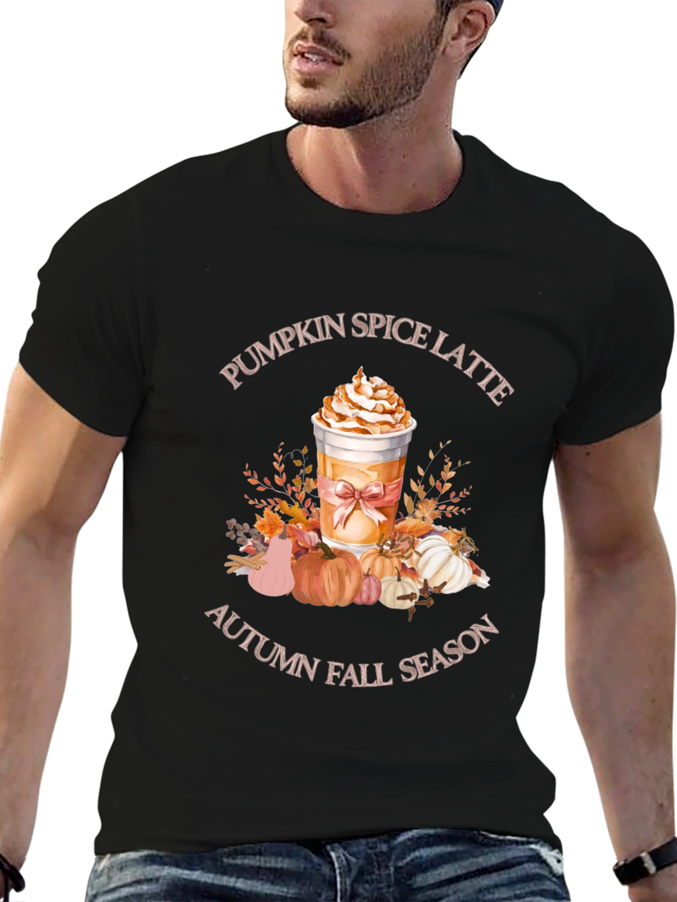 Pumpkin Spice Latte Autumn Fall Season T-Shirt