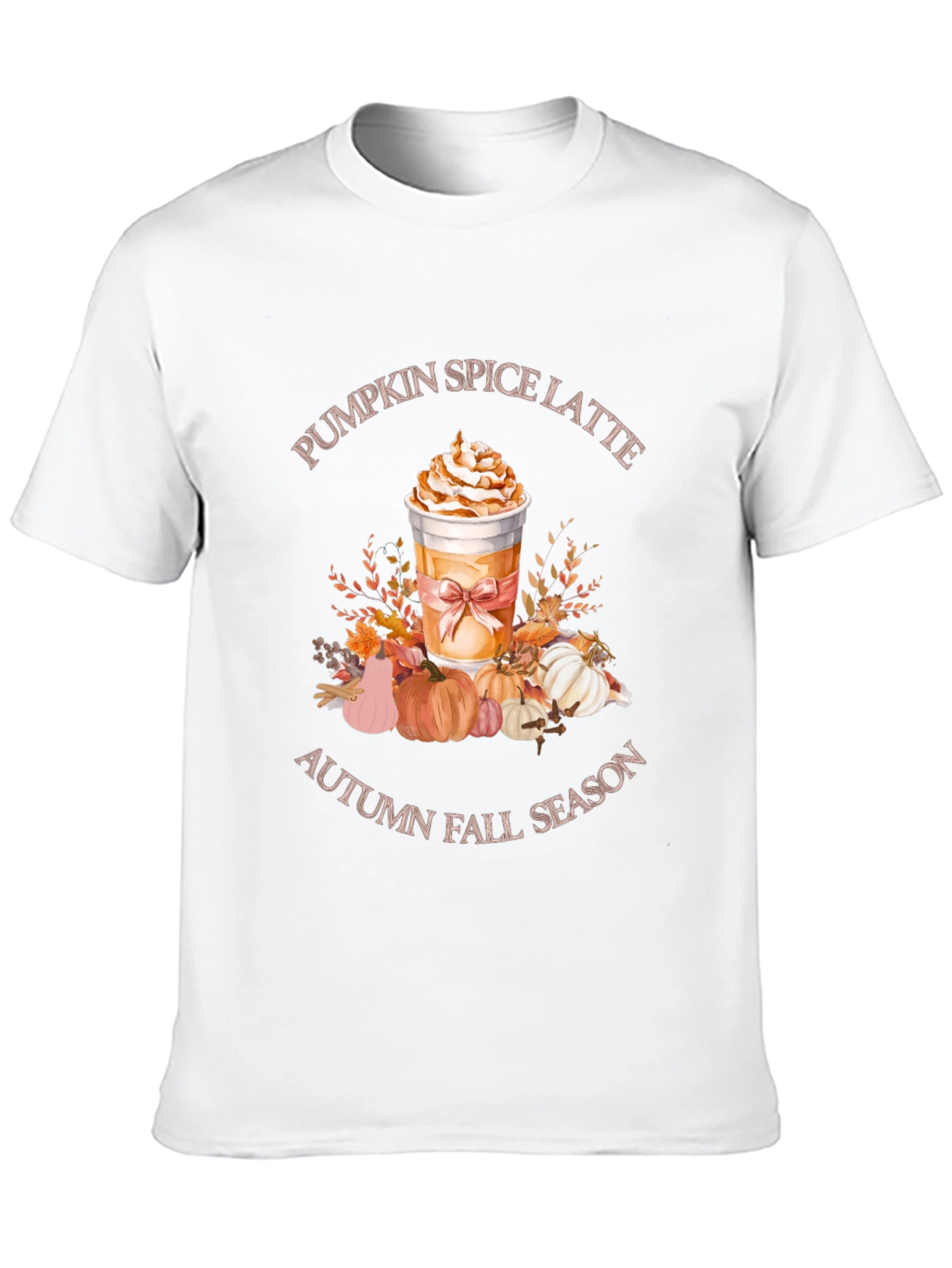 Pumpkin Spice Latte Autumn Fall Season T-Shirt