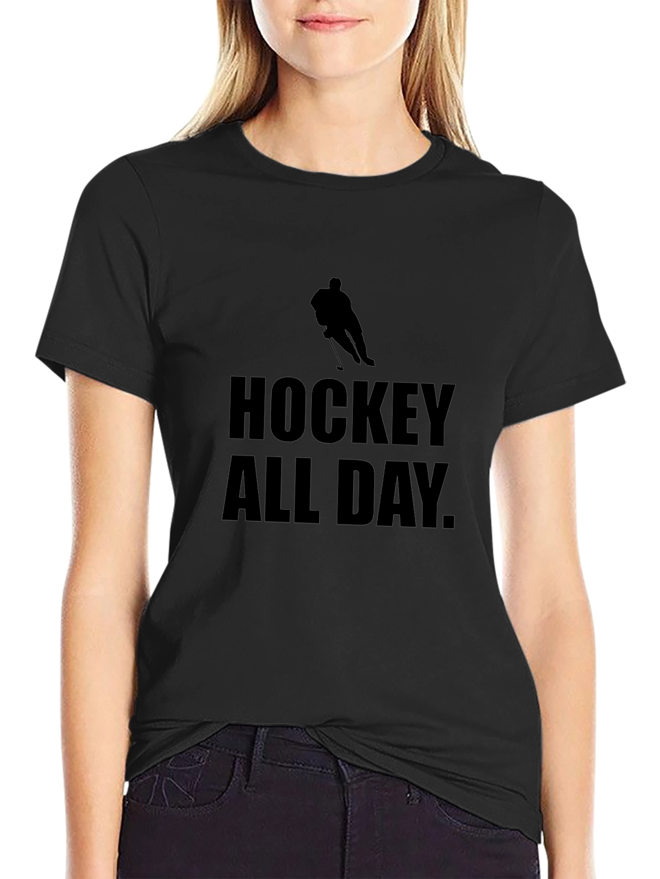 Hockey All Day Graphic T-Shirt