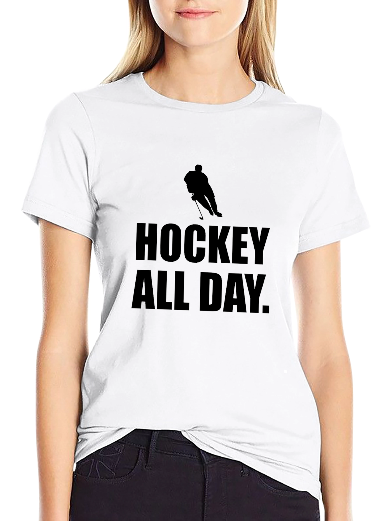 Hockey All Day Graphic T-Shirt