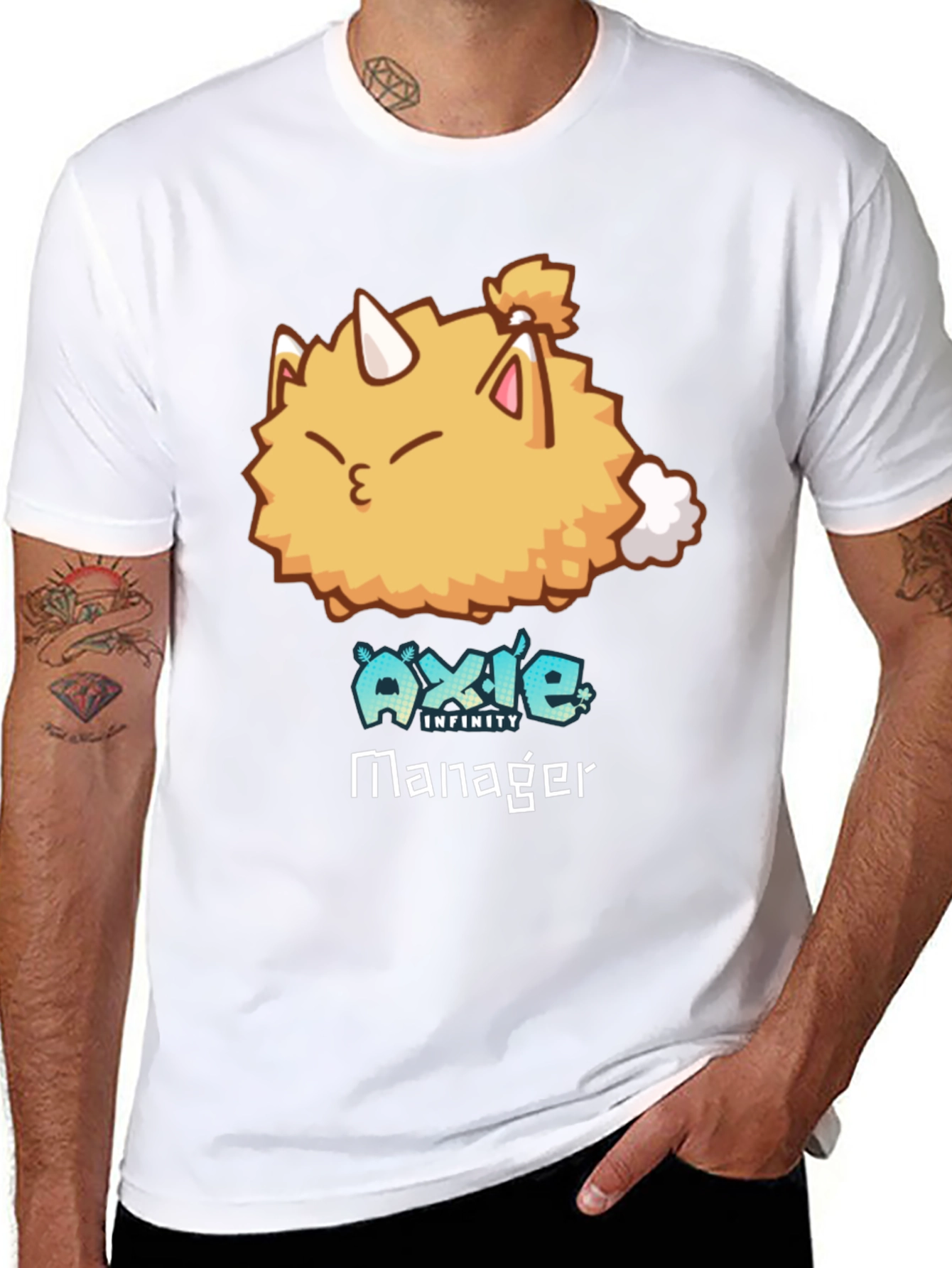Axie Infinity Manager Black T-Shirt - Gaming Apparel