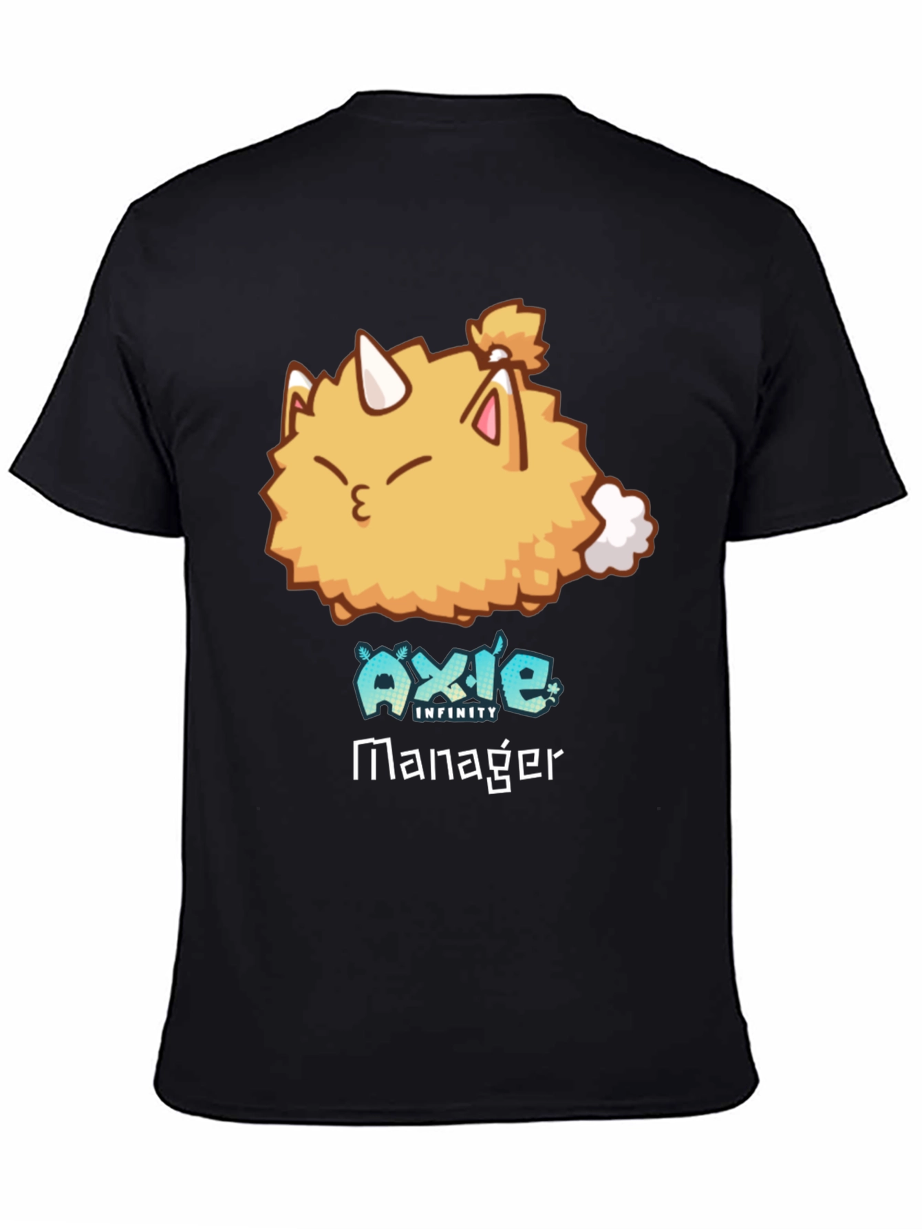 Axie Infinity Manager Black T-Shirt - Gaming Apparel