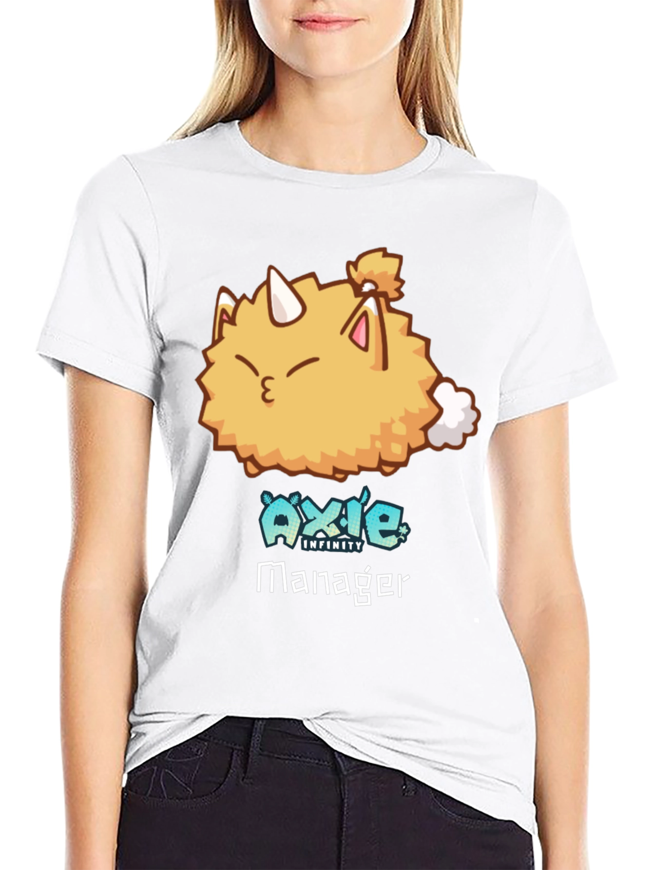 Axie Infinity Manager Black T-Shirt - Gaming Apparel