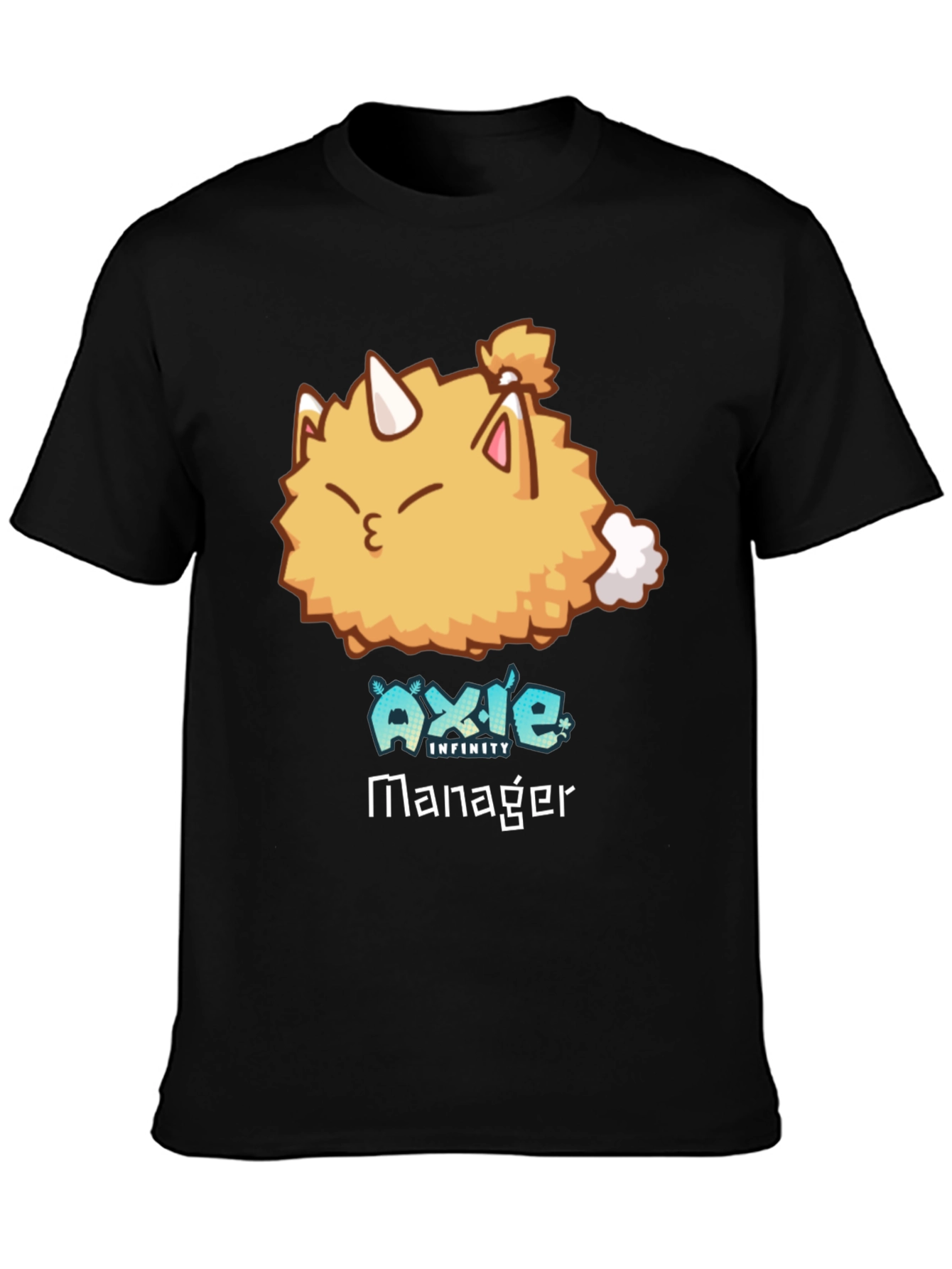 Axie Infinity Manager Black T-Shirt - Gaming Apparel