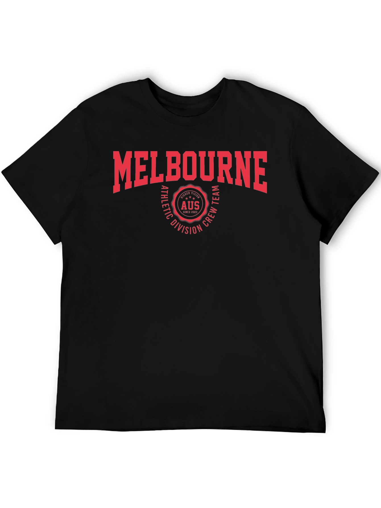Melbourne Athletic Crew T-Shirt - Black