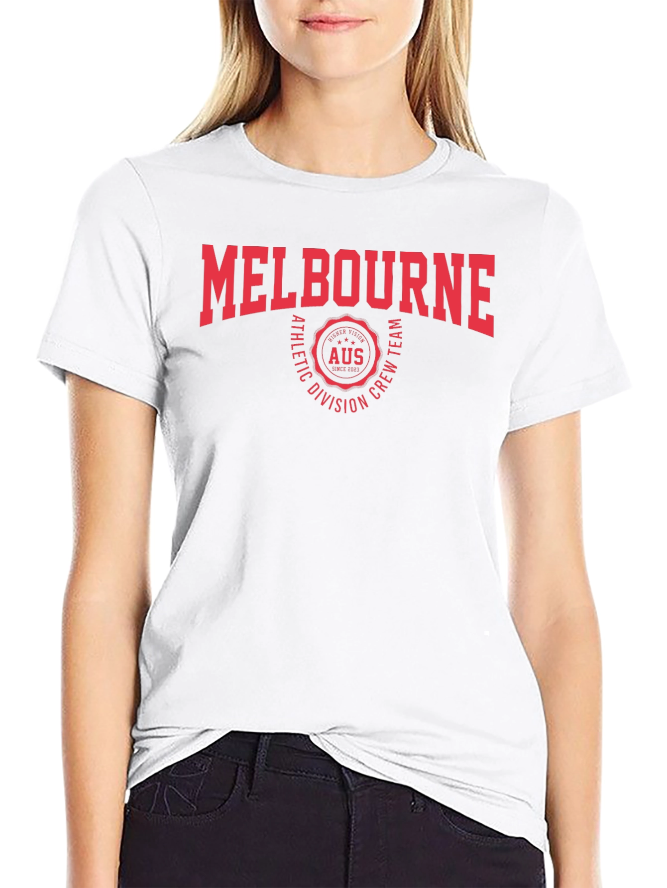 Melbourne Athletic Crew T-Shirt - Black
