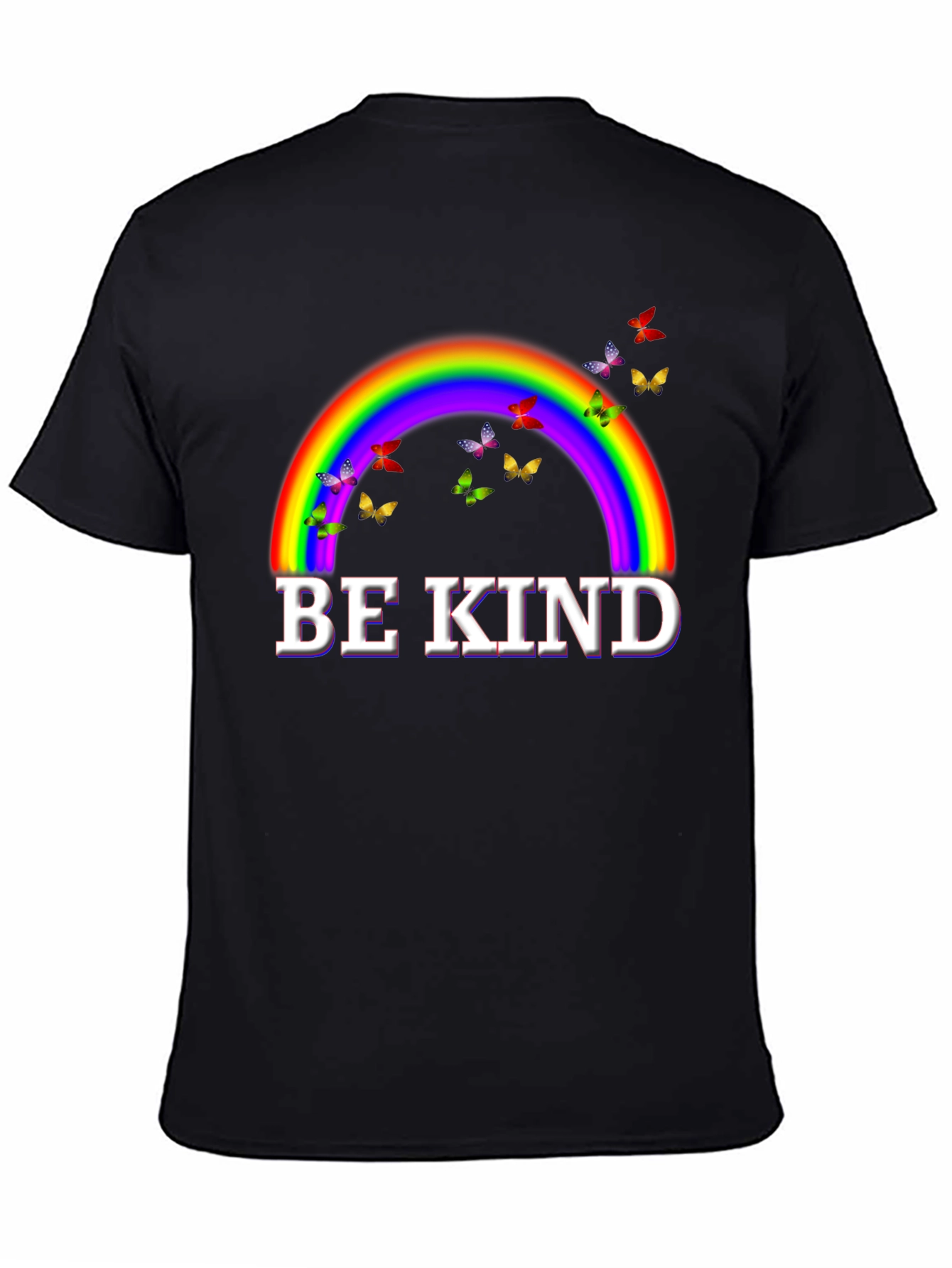 Be Kind Rainbow Butterfly T-Shirt