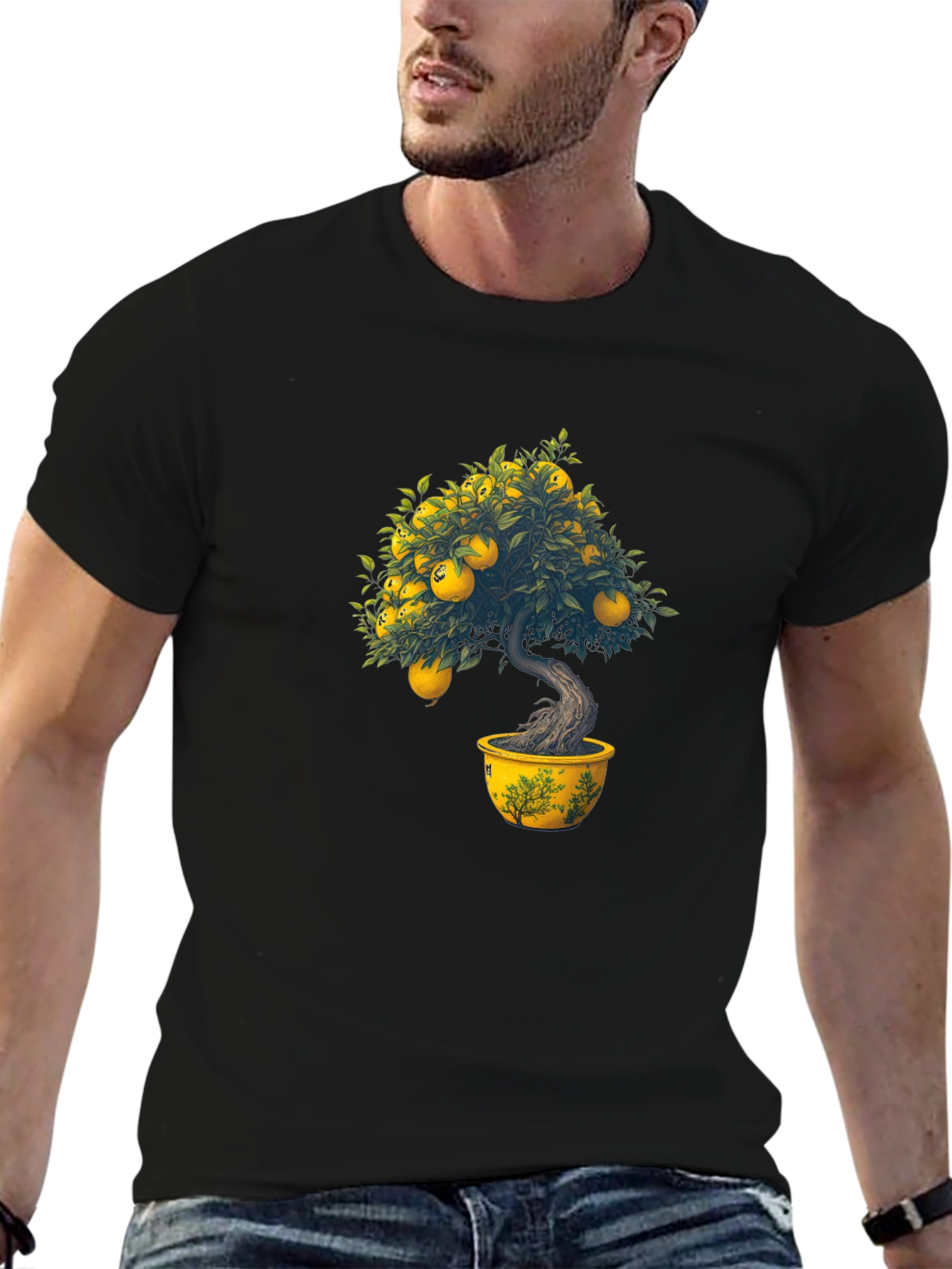 Bonsai Tree Graphic T-Shirt - Unique Design