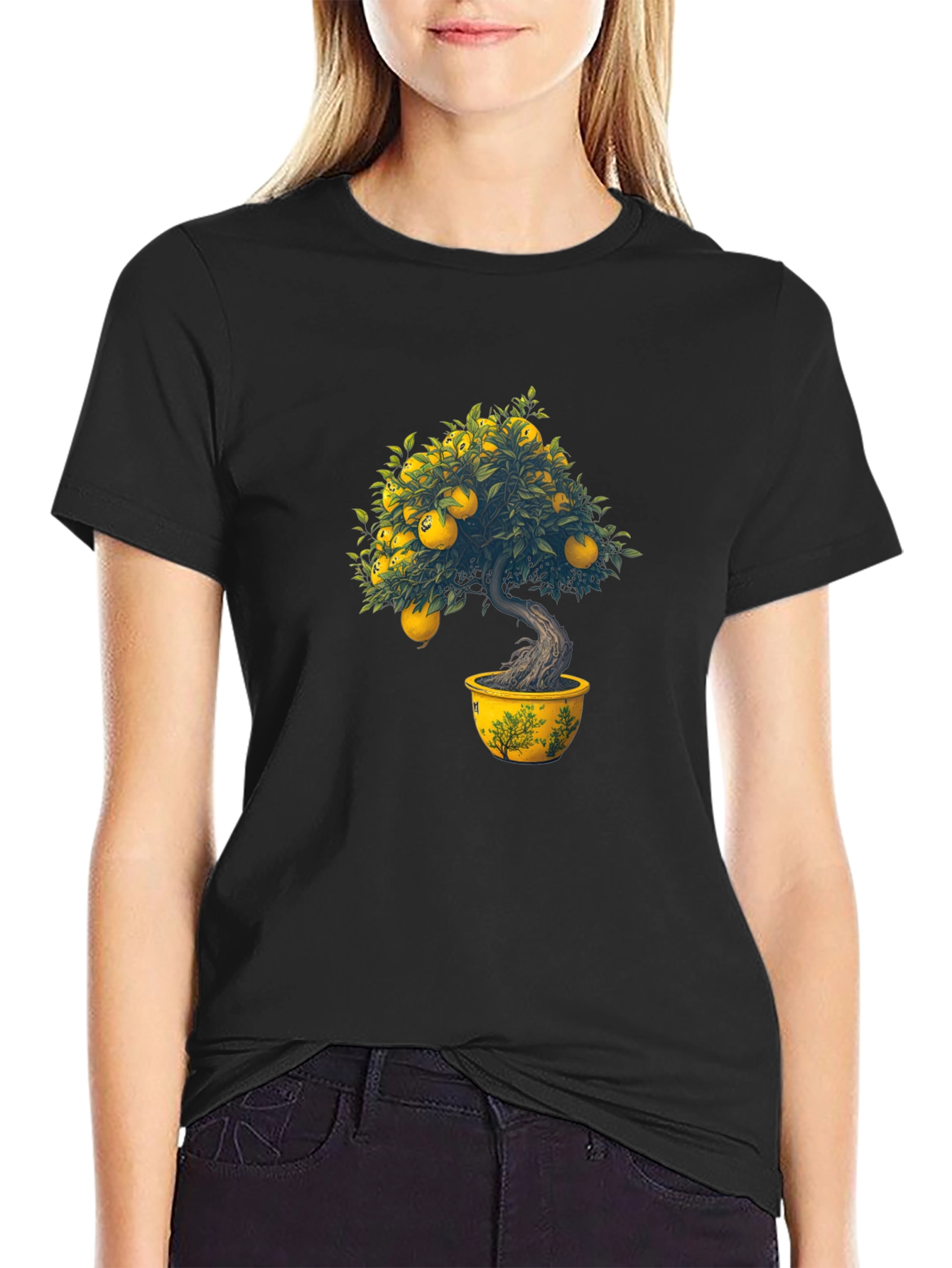Bonsai Tree Graphic T-Shirt - Unique Design
