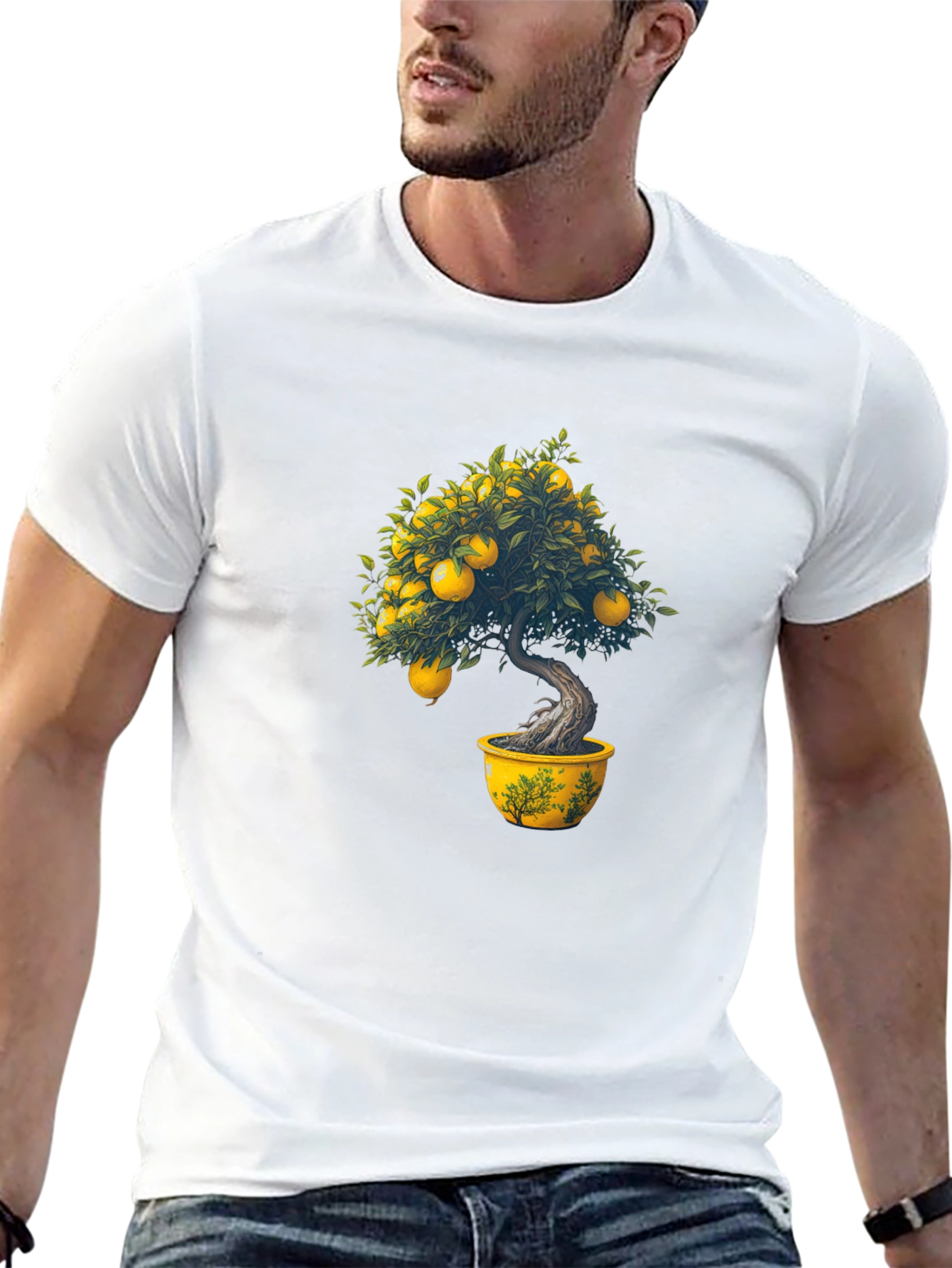 Bonsai Tree Graphic T-Shirt - Unique Design