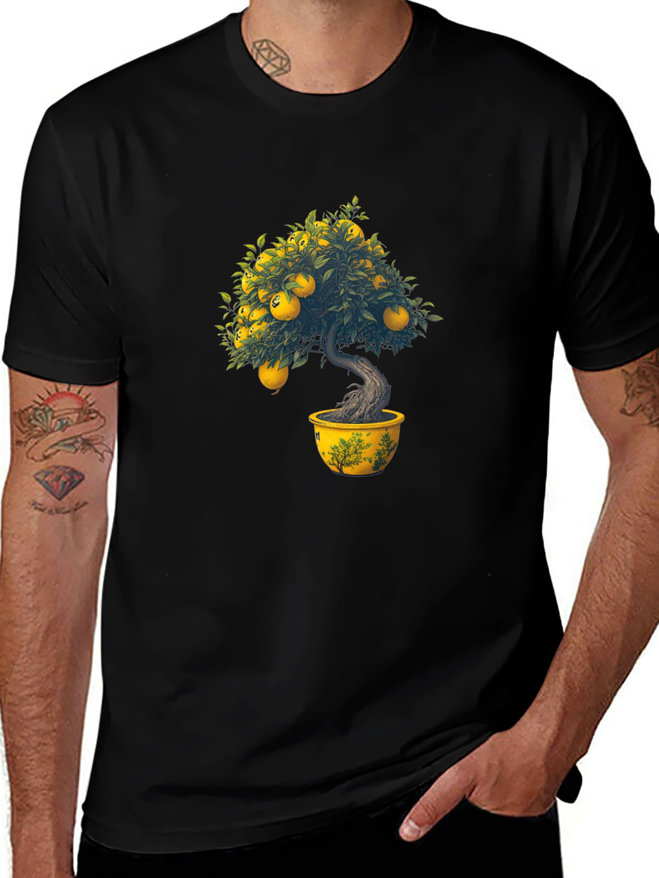 Bonsai Tree Graphic T-Shirt - Unique Design