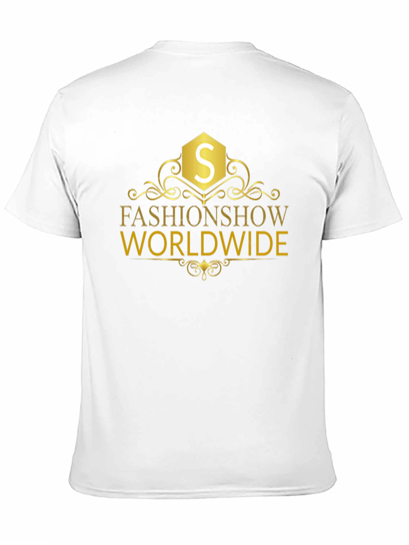 FashionShow Worldwide Black Graphic Tee