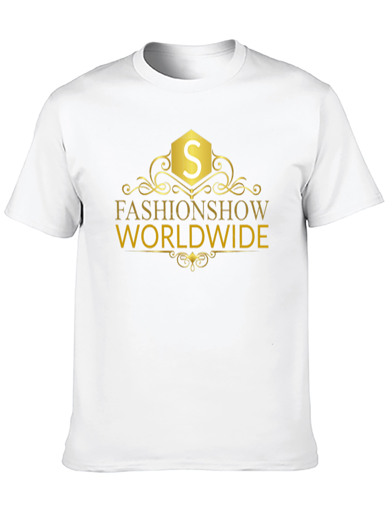 FashionShow Worldwide Black Graphic Tee