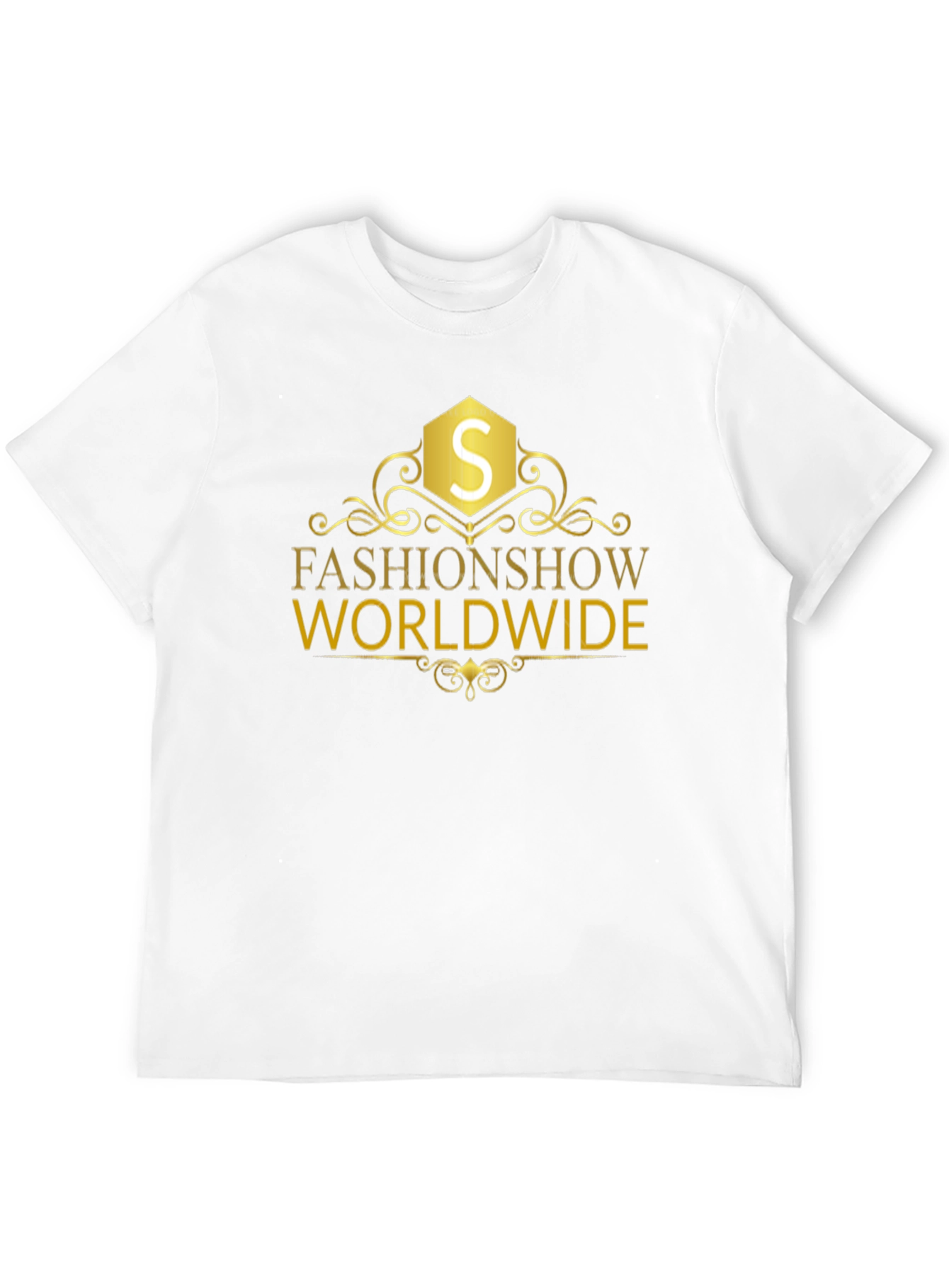 FashionShow Worldwide Black Graphic Tee
