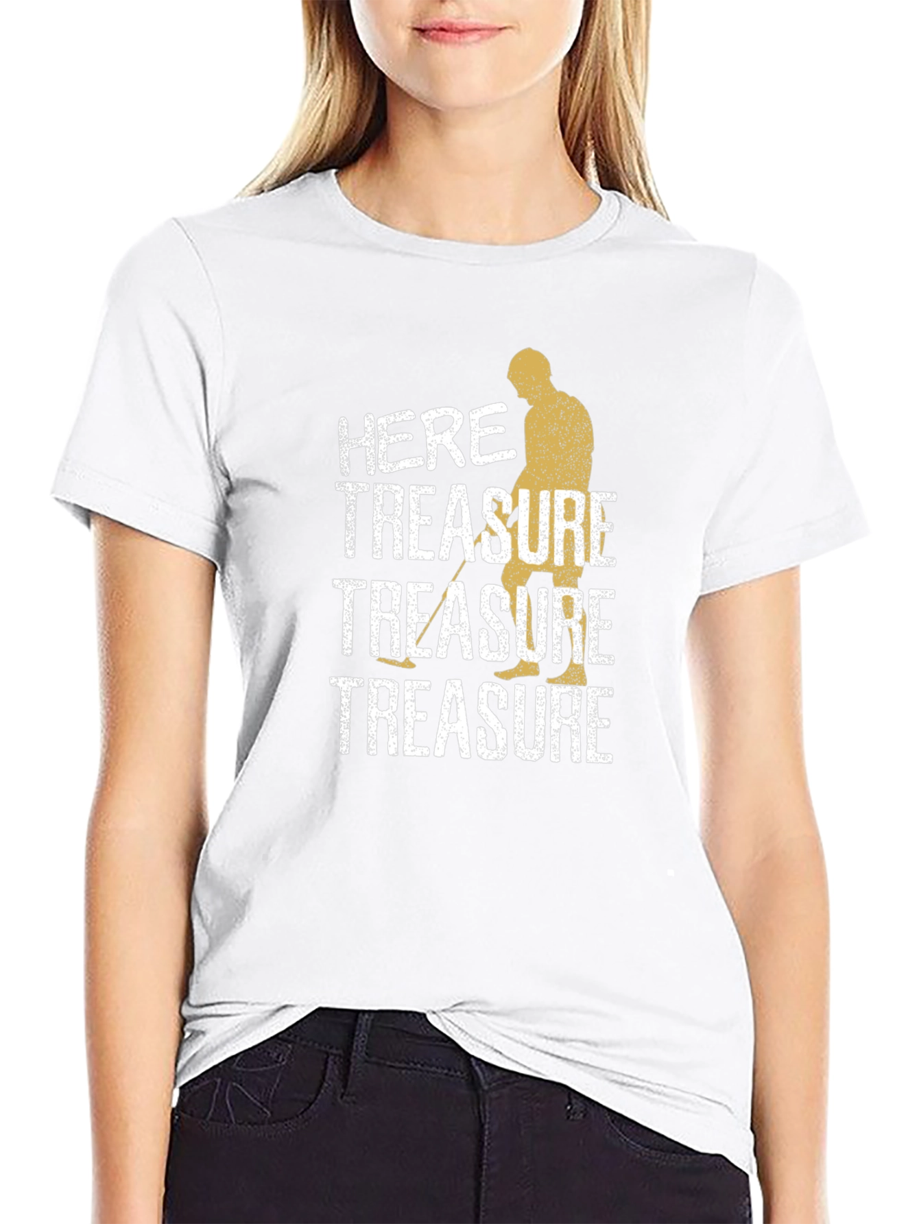 Here For The Treasure Metal Detecting T-Shirt