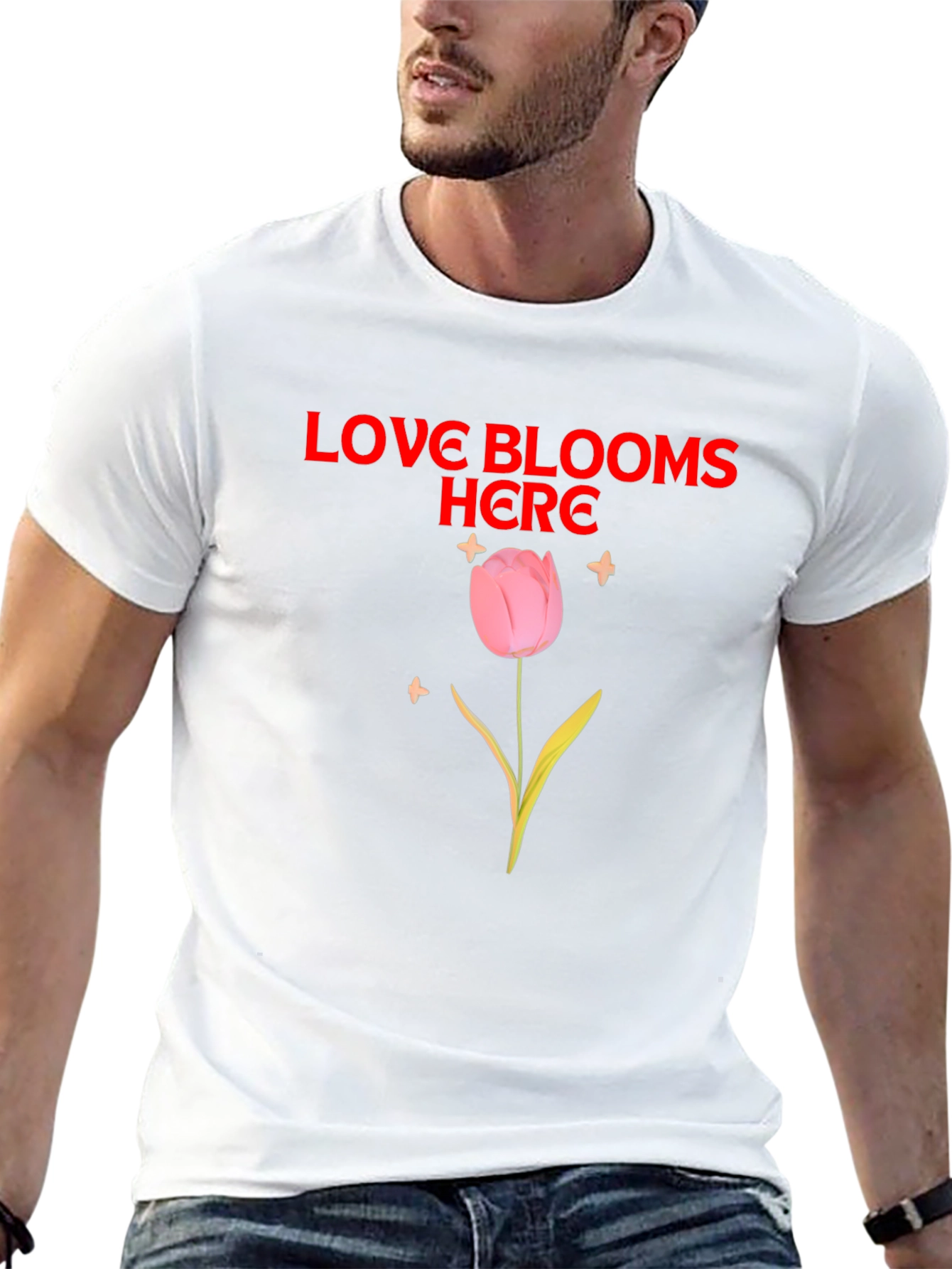 Love Blooms Here Graphic Tee