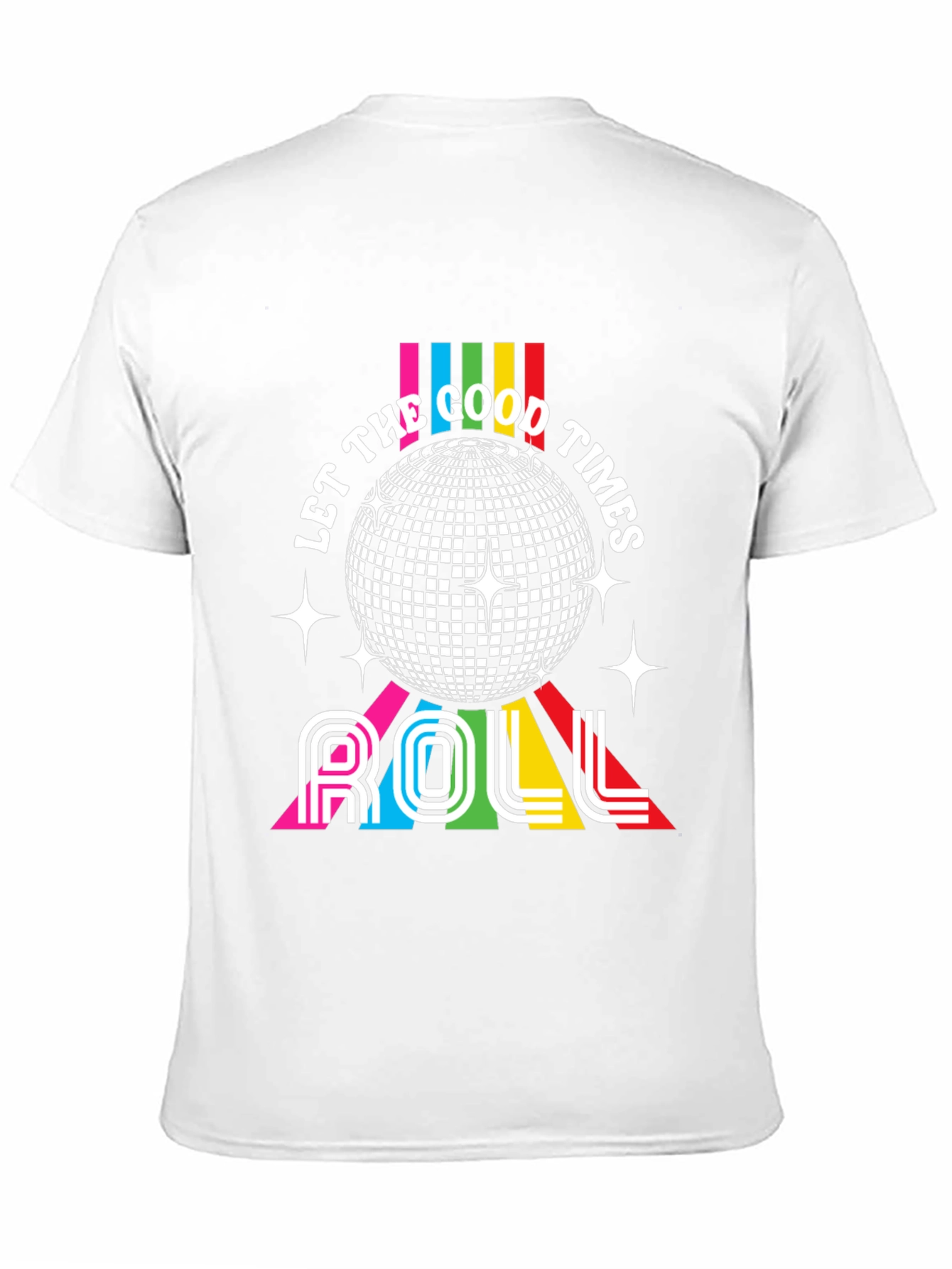 Retro Disco T-Shirt - Let the Good Times Roll!