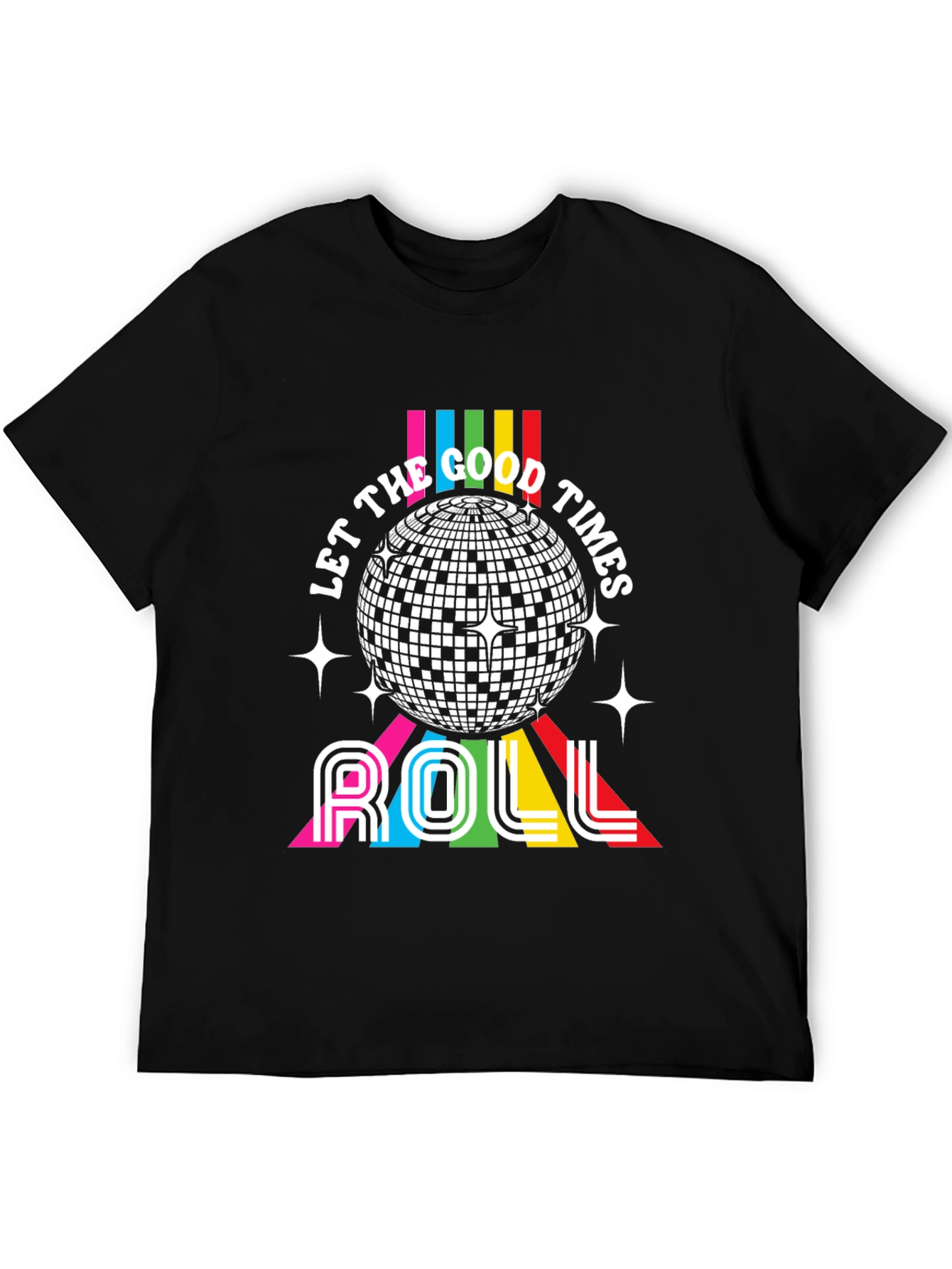 Retro Disco T-Shirt - Let the Good Times Roll!