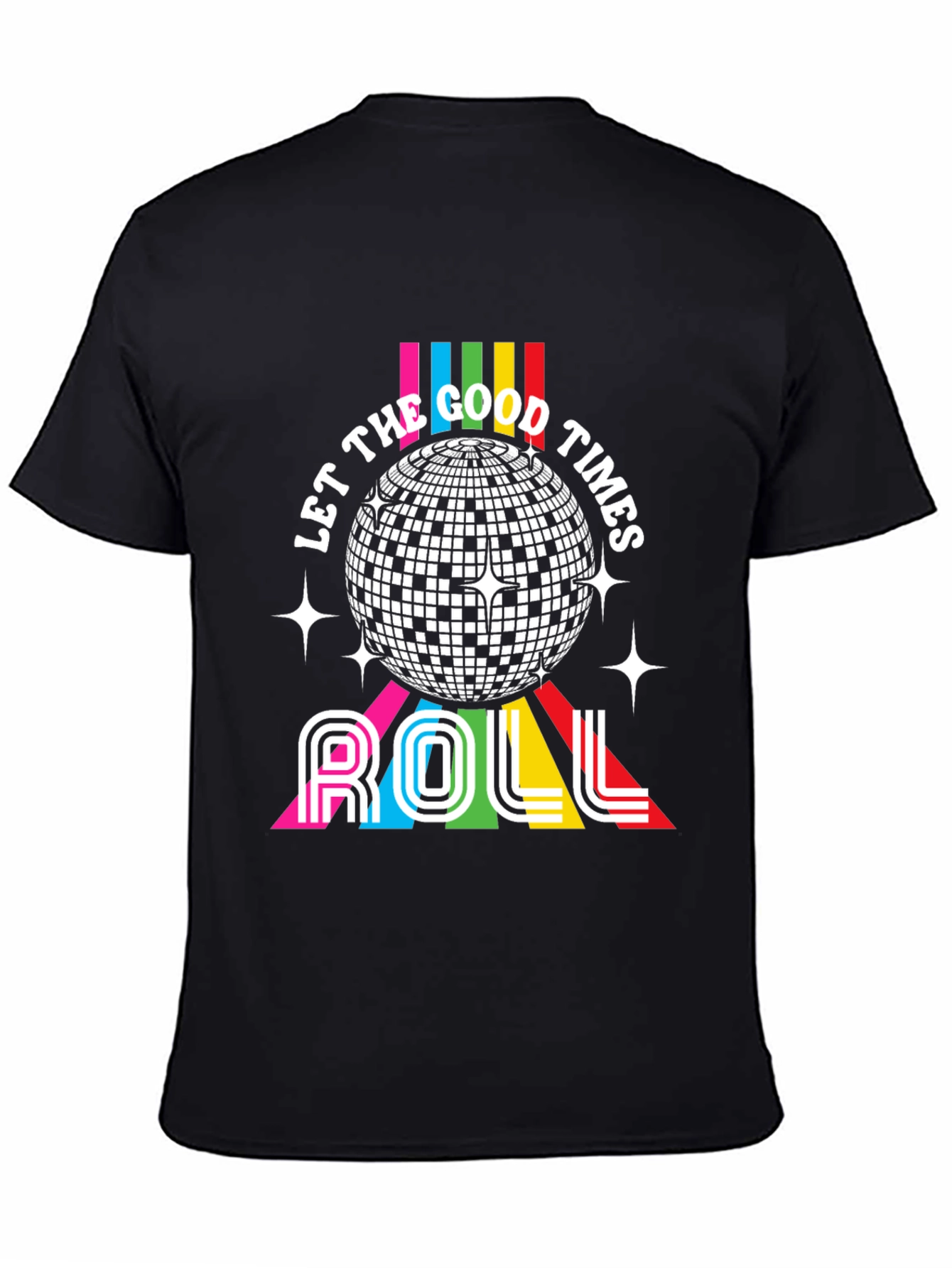 Retro Disco T-Shirt - Let the Good Times Roll!