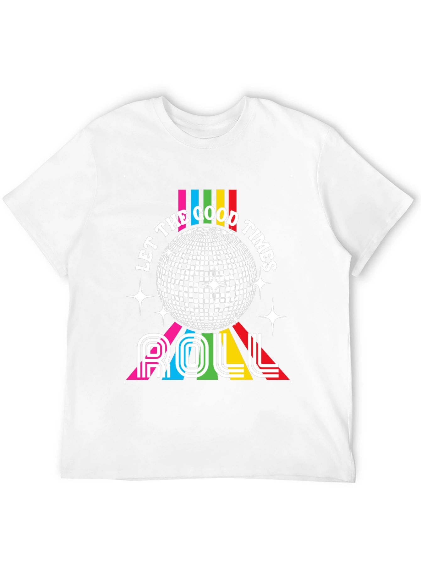Retro Disco T-Shirt - Let the Good Times Roll!