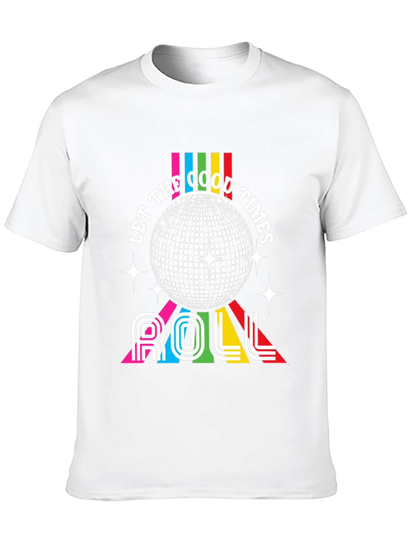 Retro Disco T-Shirt - Let the Good Times Roll!