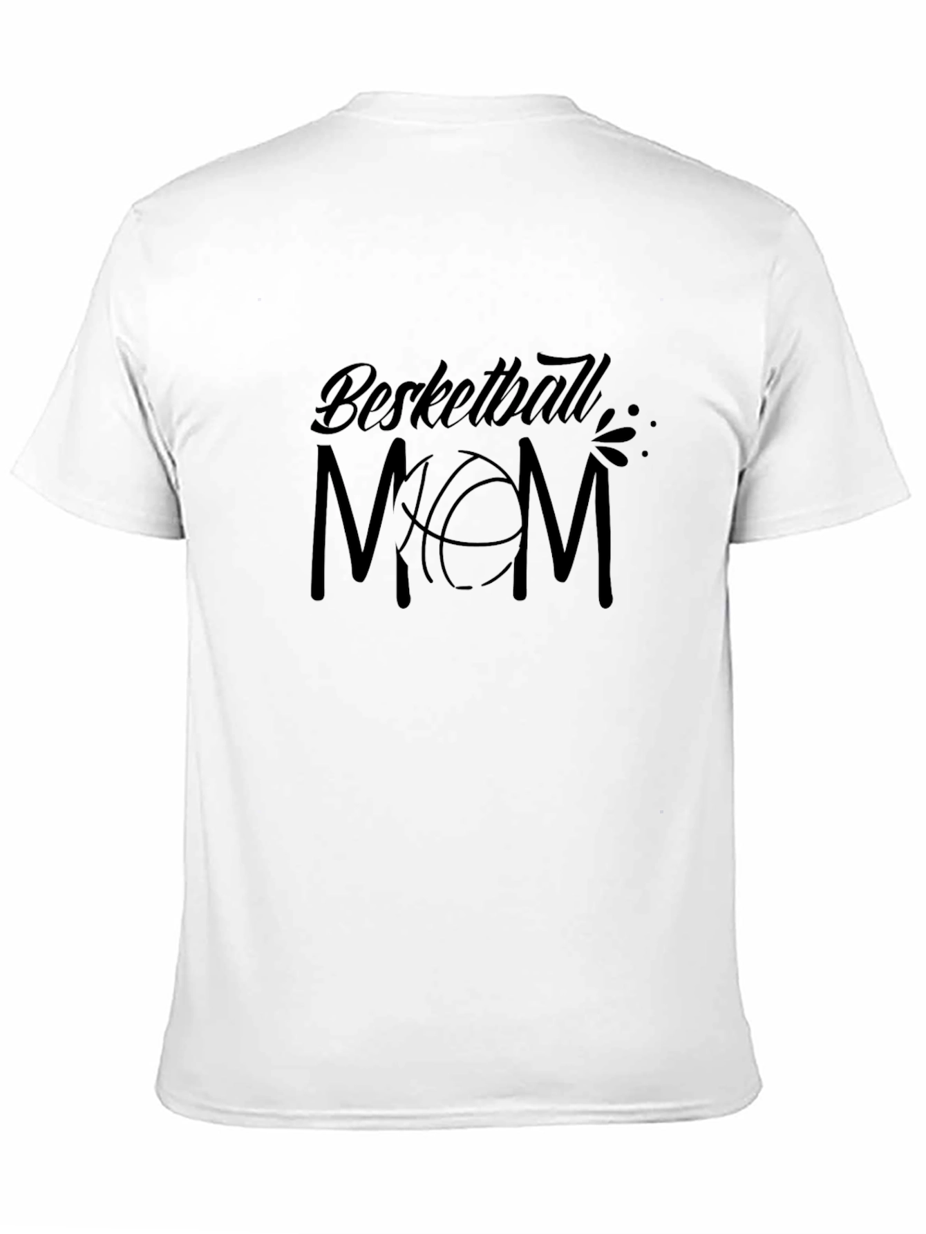 Basketball Mom Graphic T-Shirt - Black