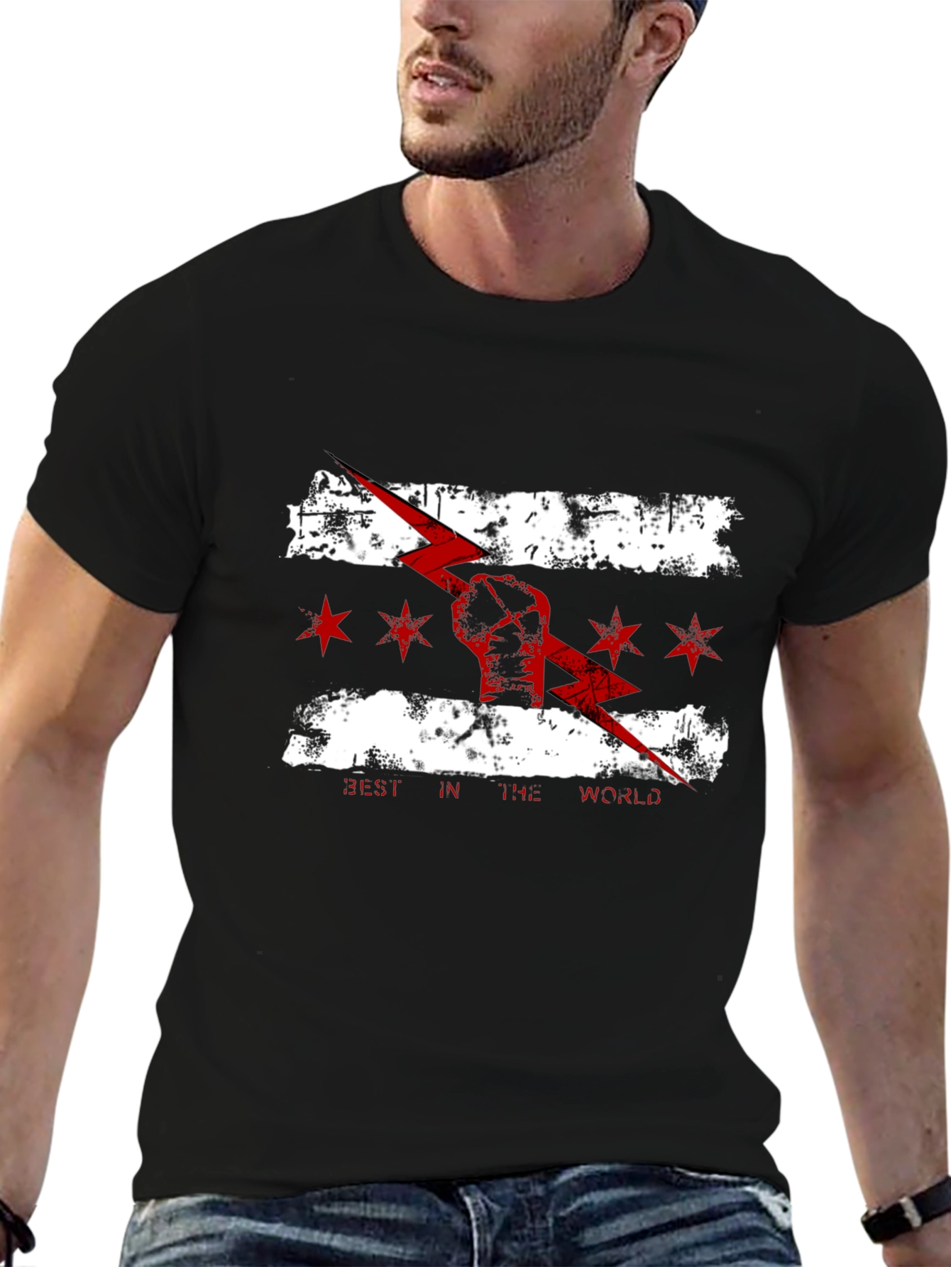 Best in the World Black Graphic T-Shirt