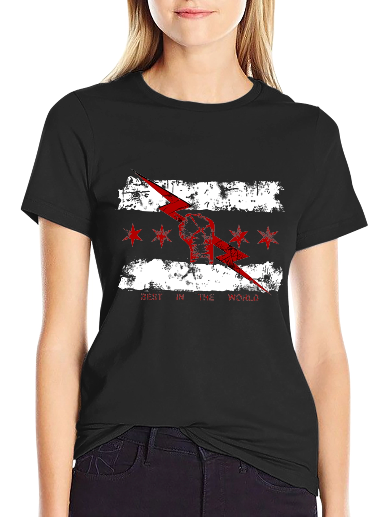 Best in the World Black Graphic T-Shirt