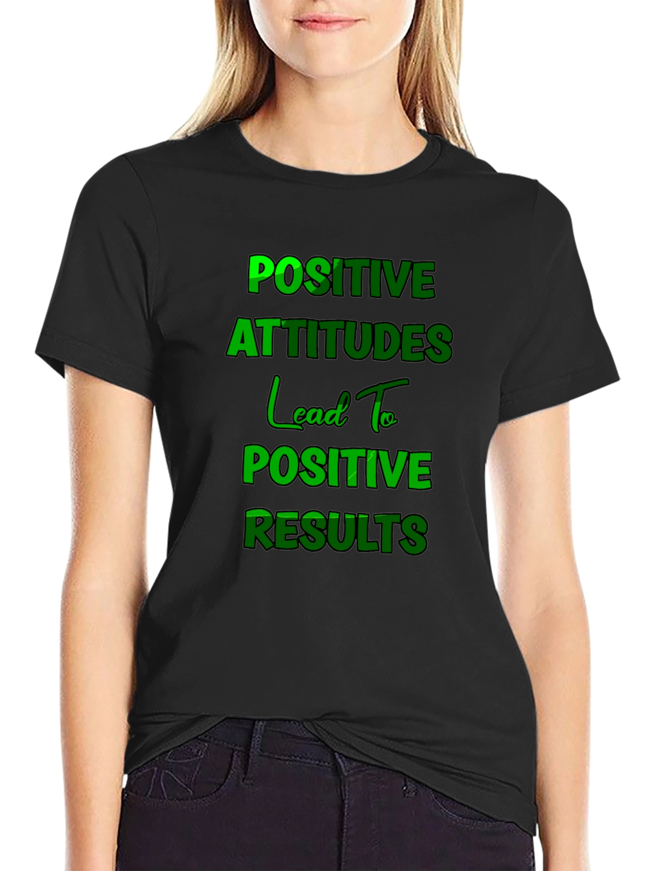 Positive Attitude T-Shirt - Motivational