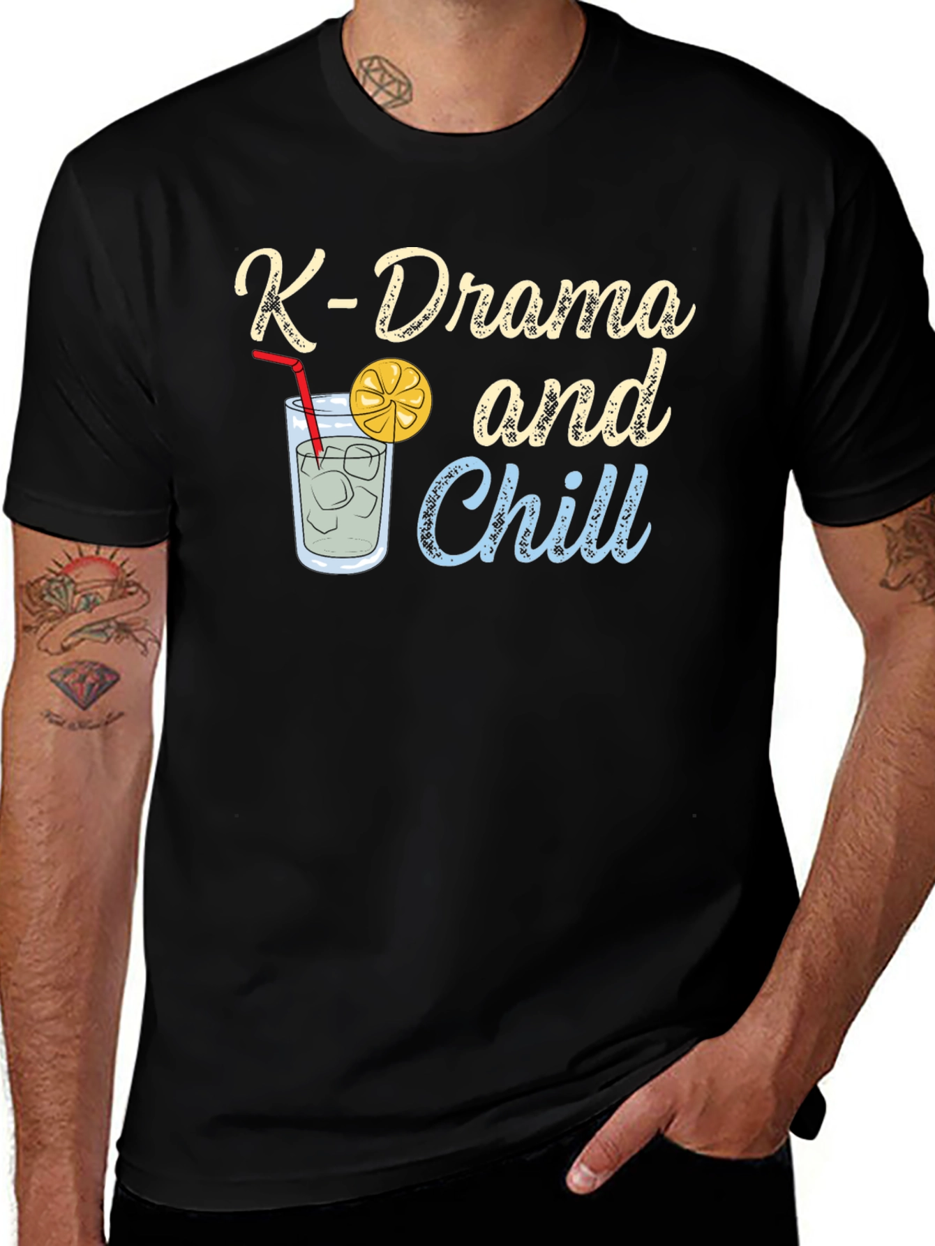 K-Drama and Chill T-Shirt - Soft Cotton Tee