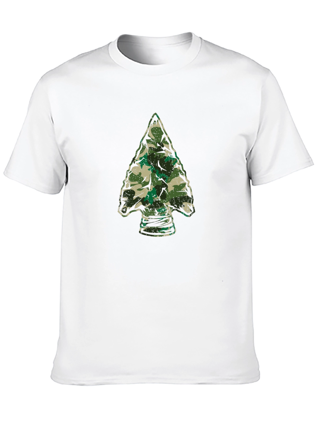 Camouflage Arrowhead Graphic Tee - Black