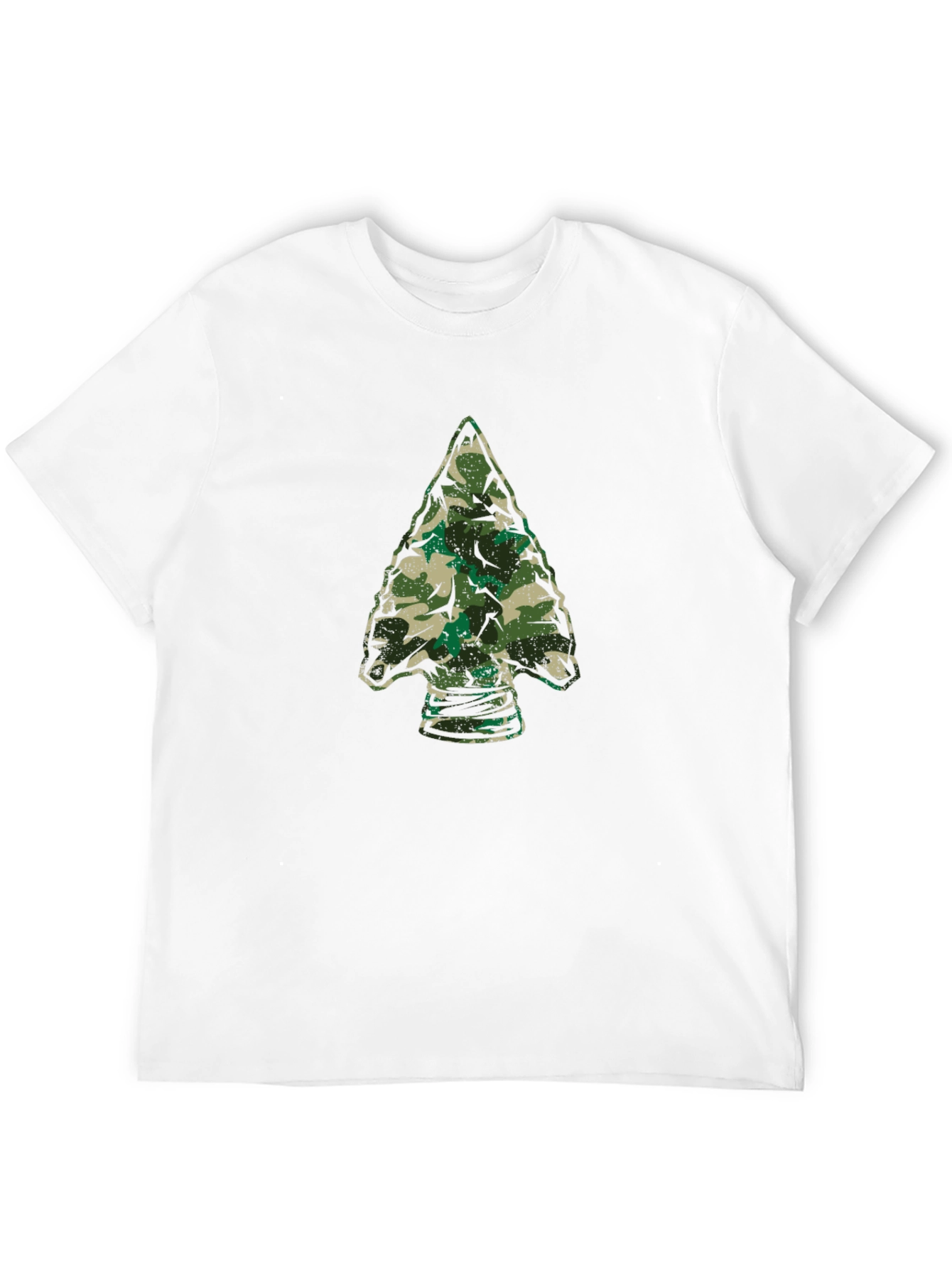 Camouflage Arrowhead Graphic Tee - Black