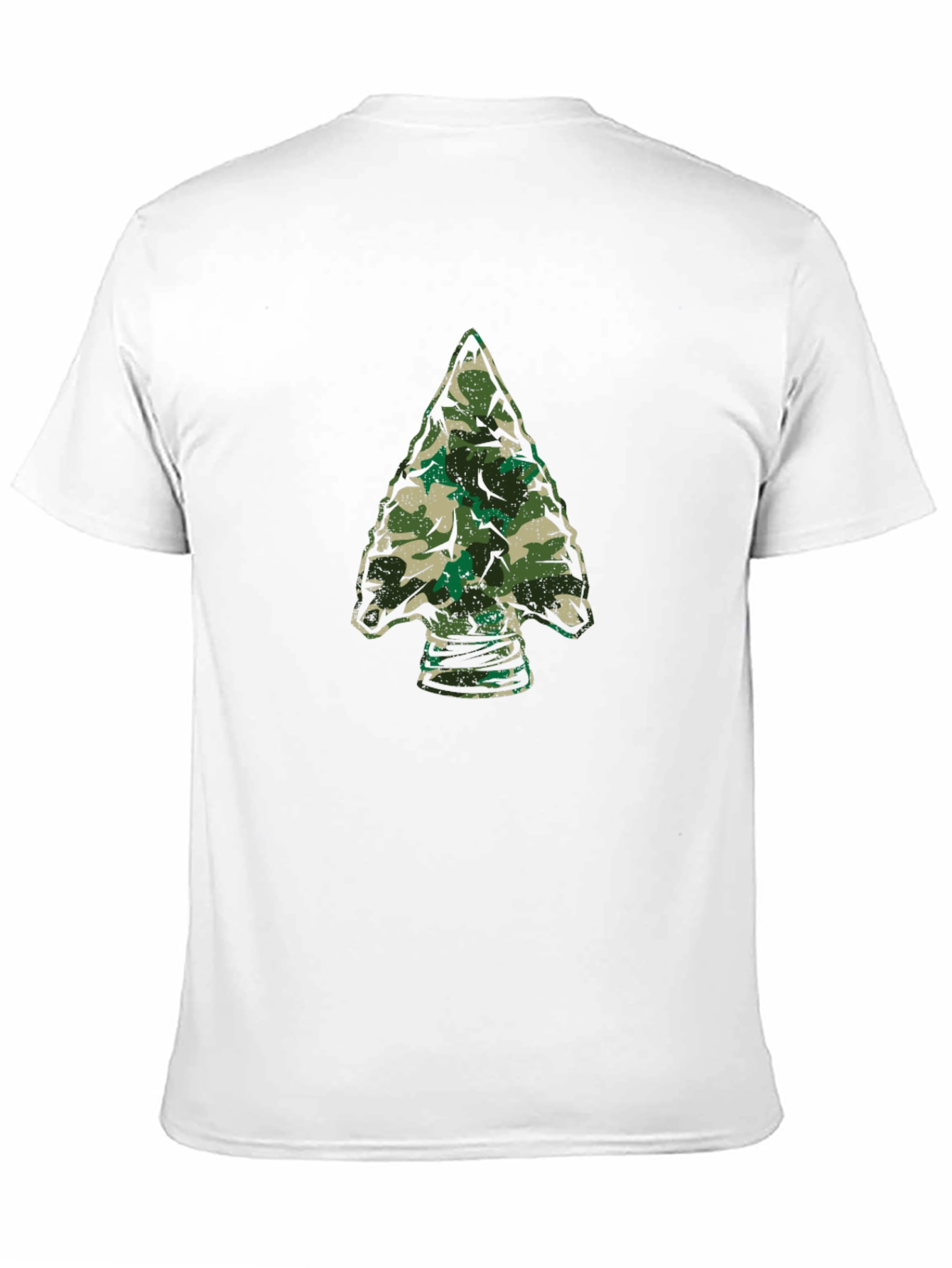 Camouflage Arrowhead Graphic Tee - Black