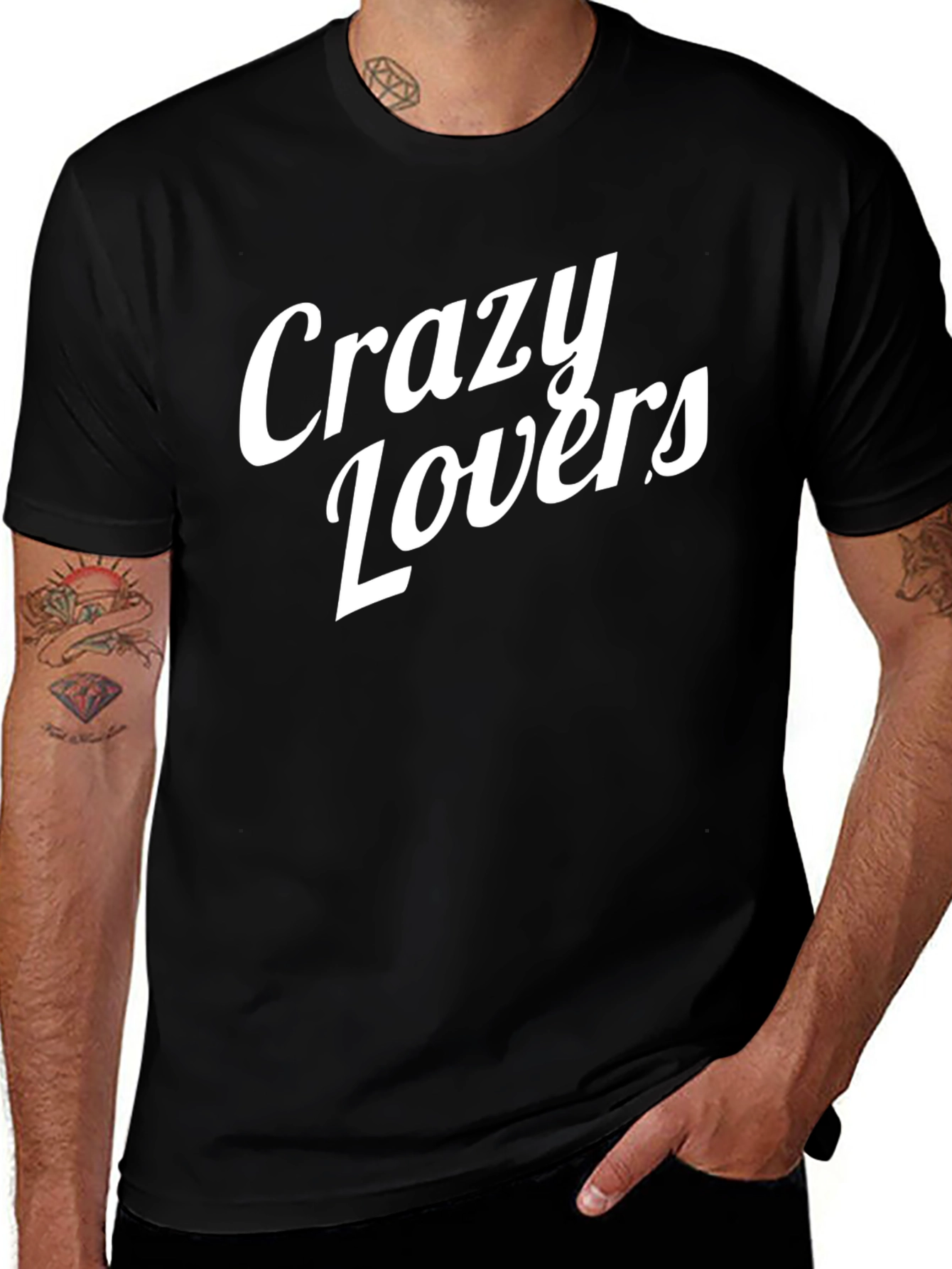 Crazy Lovers Black T-Shirt