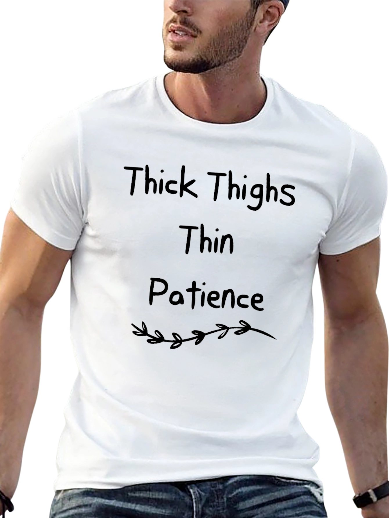Thick Thighs Thin Patience Graphic T-Shirt