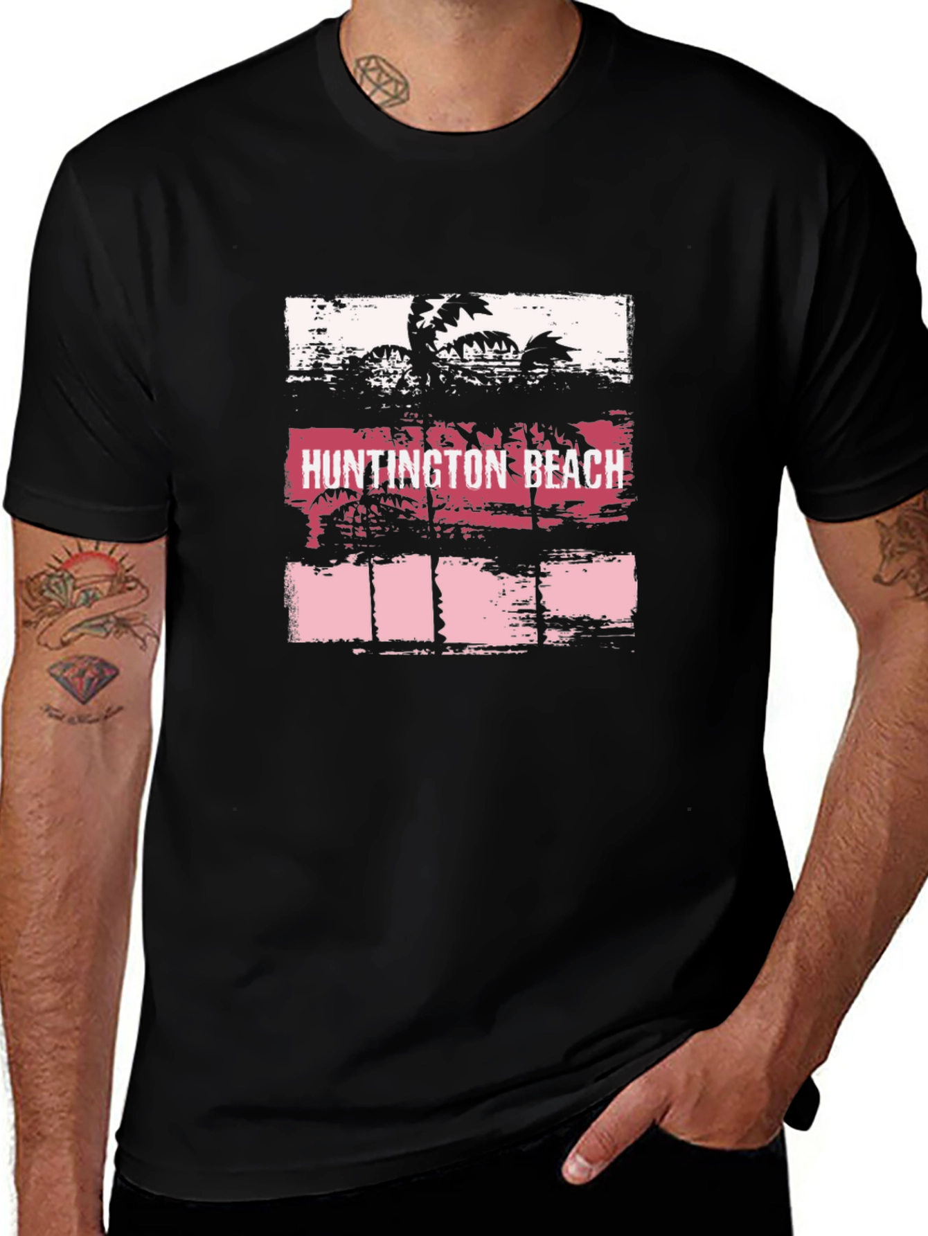 Huntington Beach Retro Graphic T-Shirt