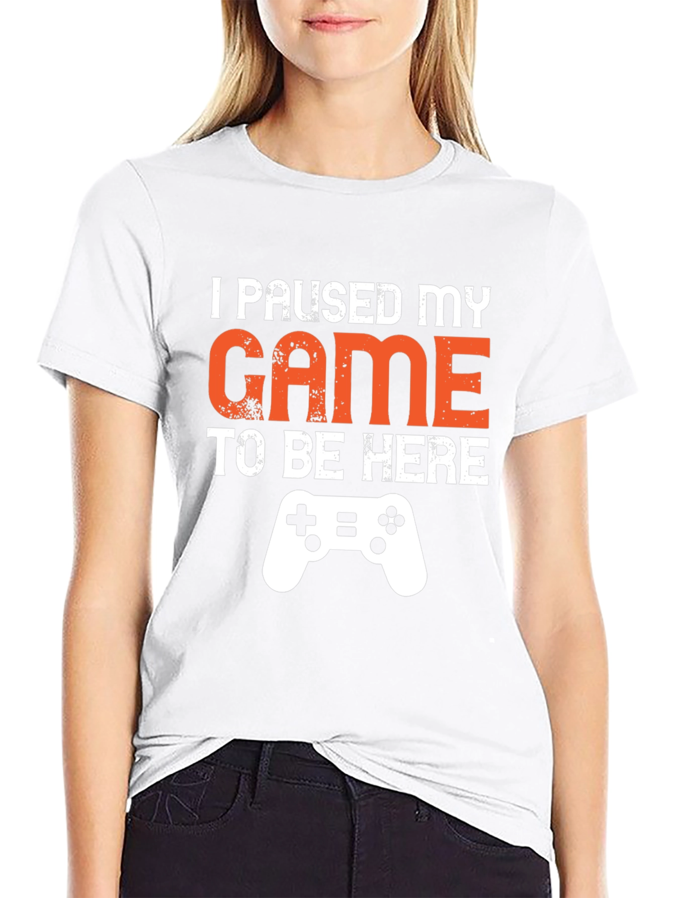 I Paused My Game to Be Here Graphic Tee