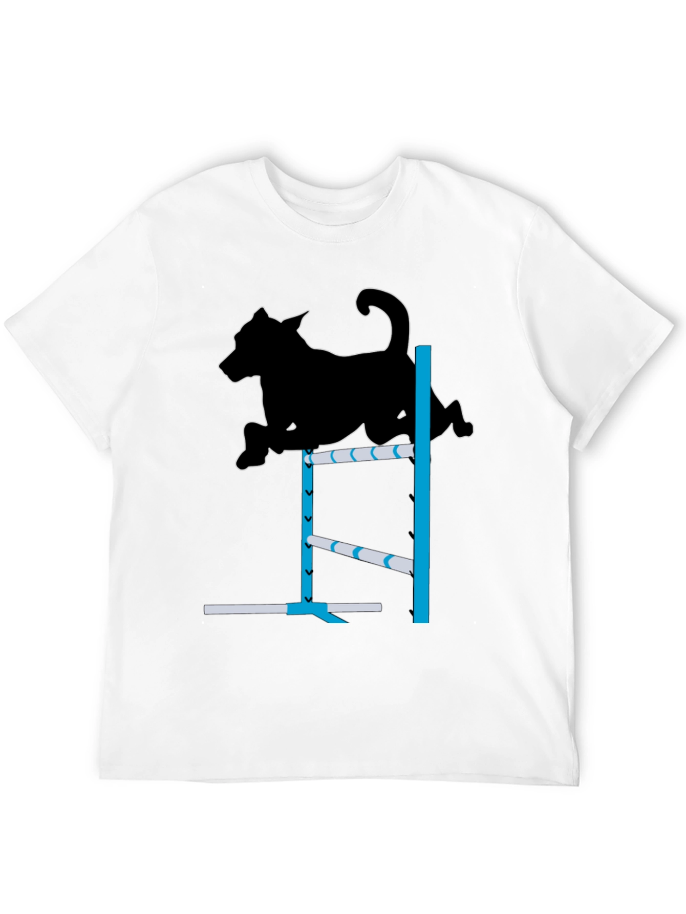 Dog Agility T-Shirt - Canine Jump Design