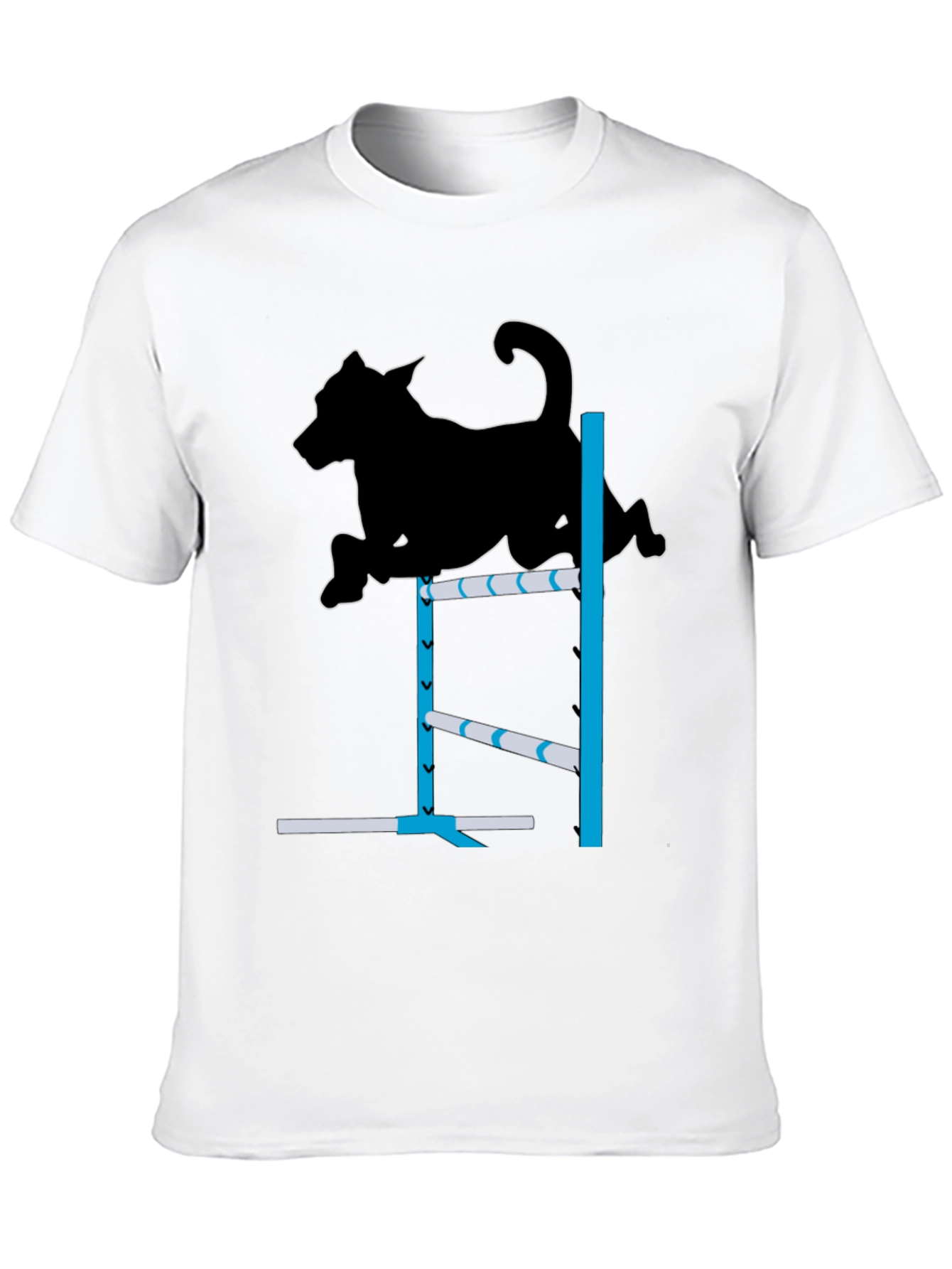 Dog Agility T-Shirt - Canine Jump Design