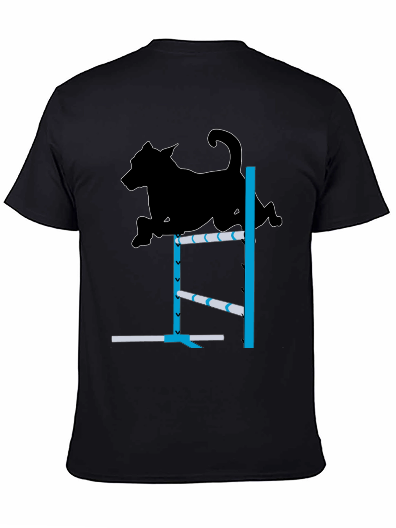 Dog Agility T-Shirt - Canine Jump Design