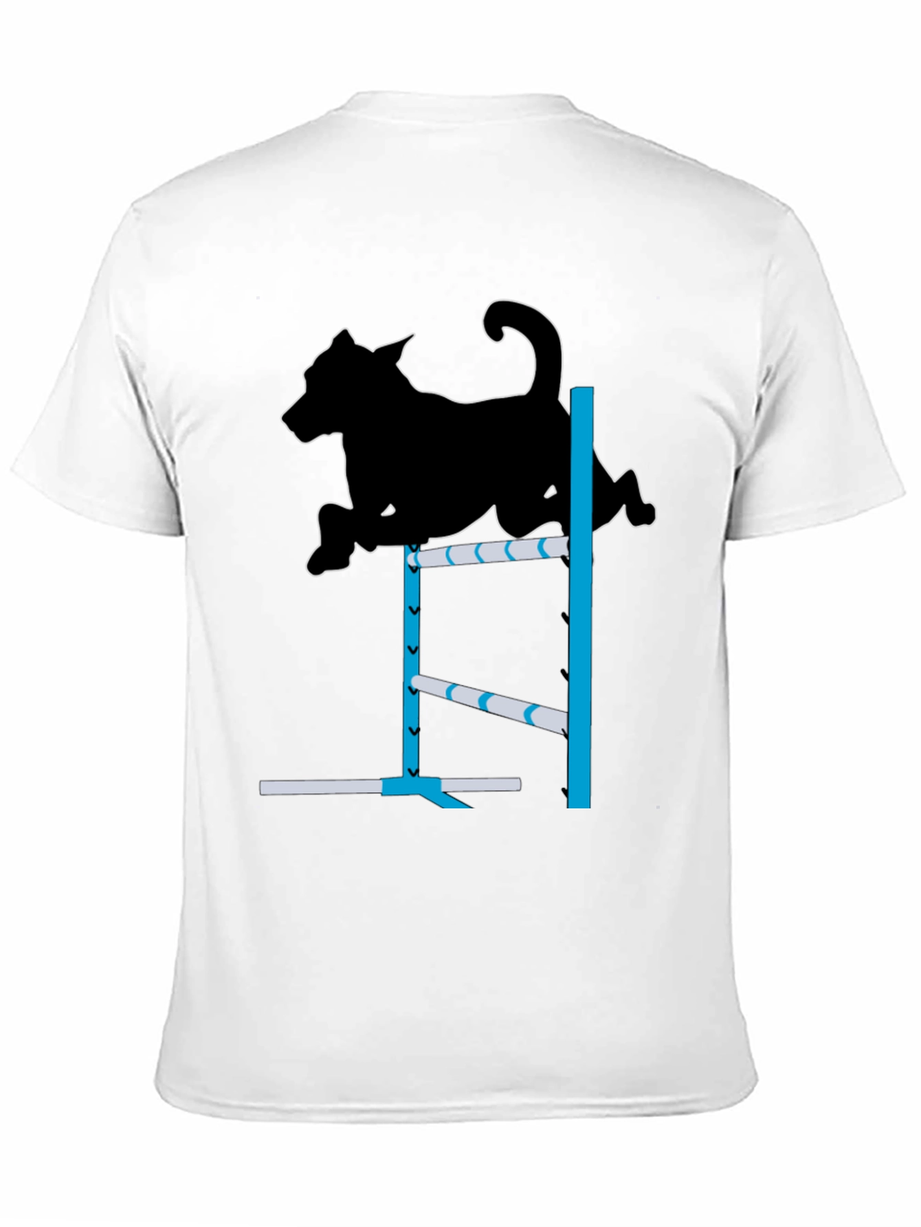 Dog Agility T-Shirt - Canine Jump Design