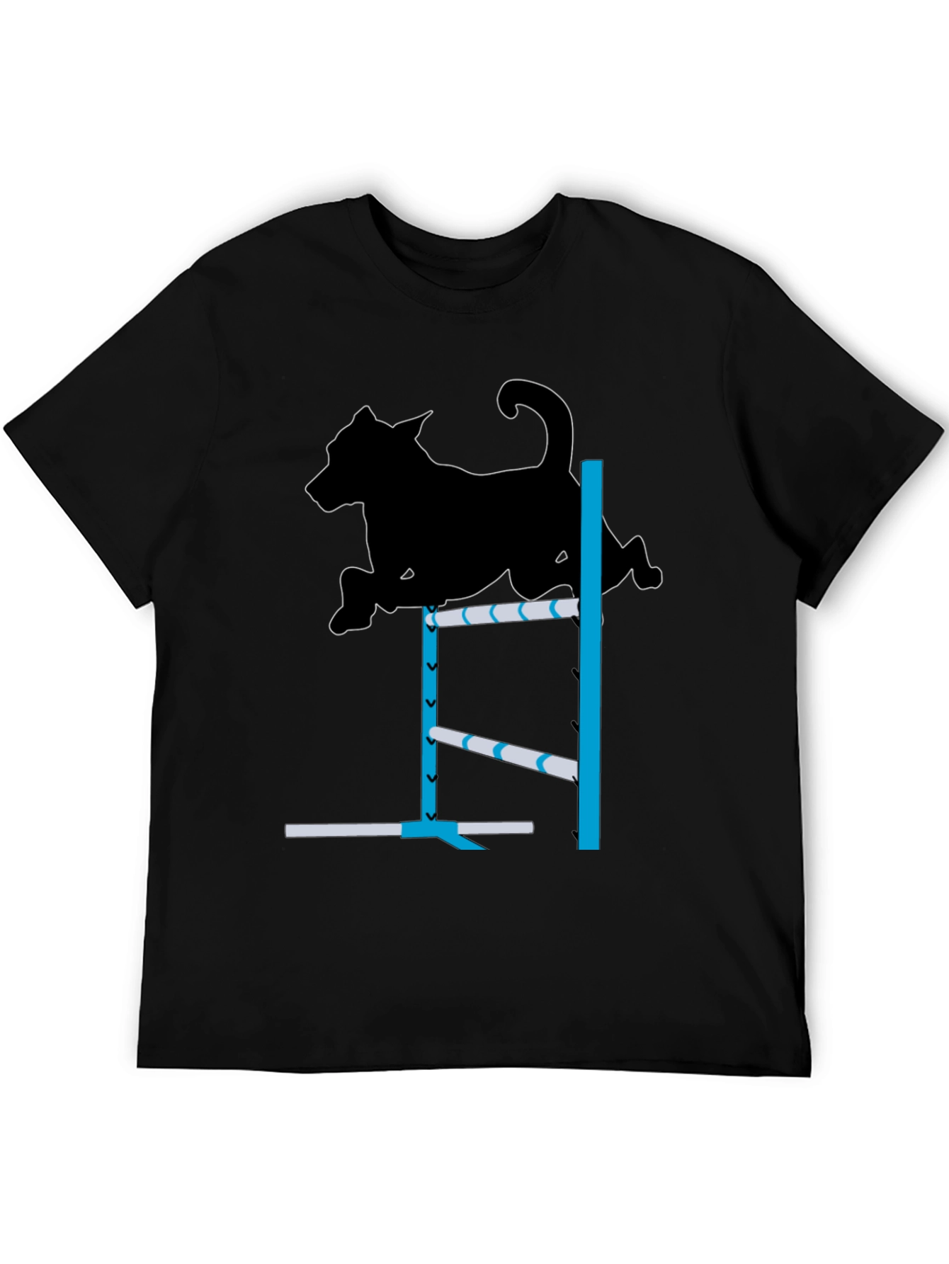 Dog Agility T-Shirt - Canine Jump Design