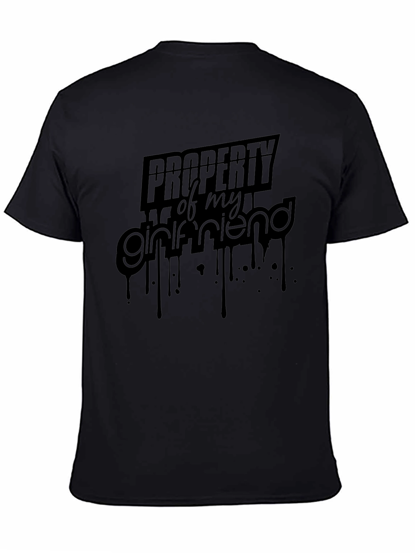 Property of My Girlfriend - Mens Black Graphic Tee