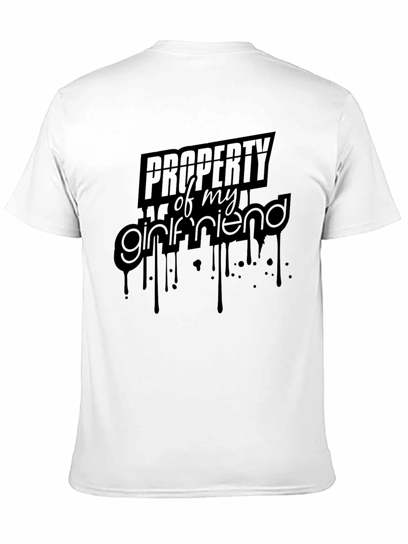 Property of My Girlfriend - Mens Black Graphic Tee