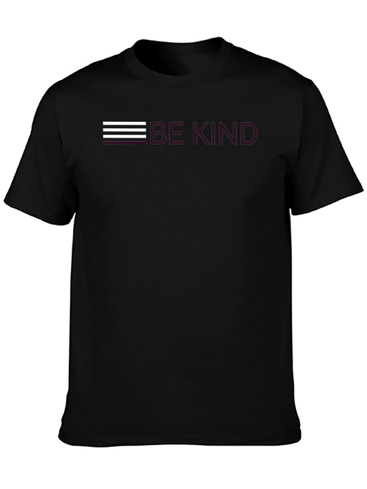 Be Kind Graphic Tee - Black Crew Neck