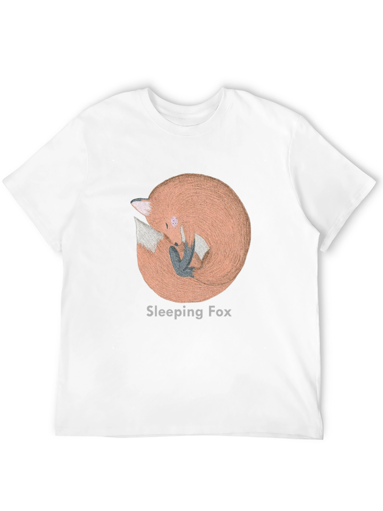 Sleeping Fox Graphic T-Shirt - Soft & Stylish