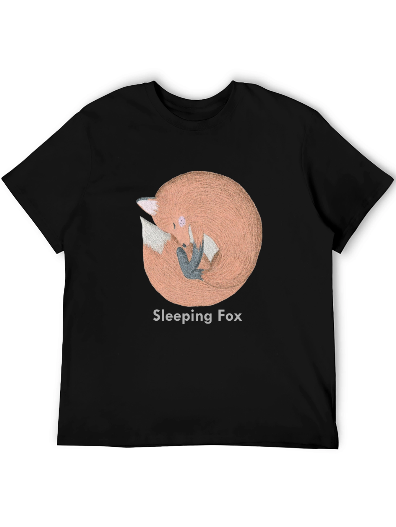 Sleeping Fox Graphic T-Shirt - Soft & Stylish