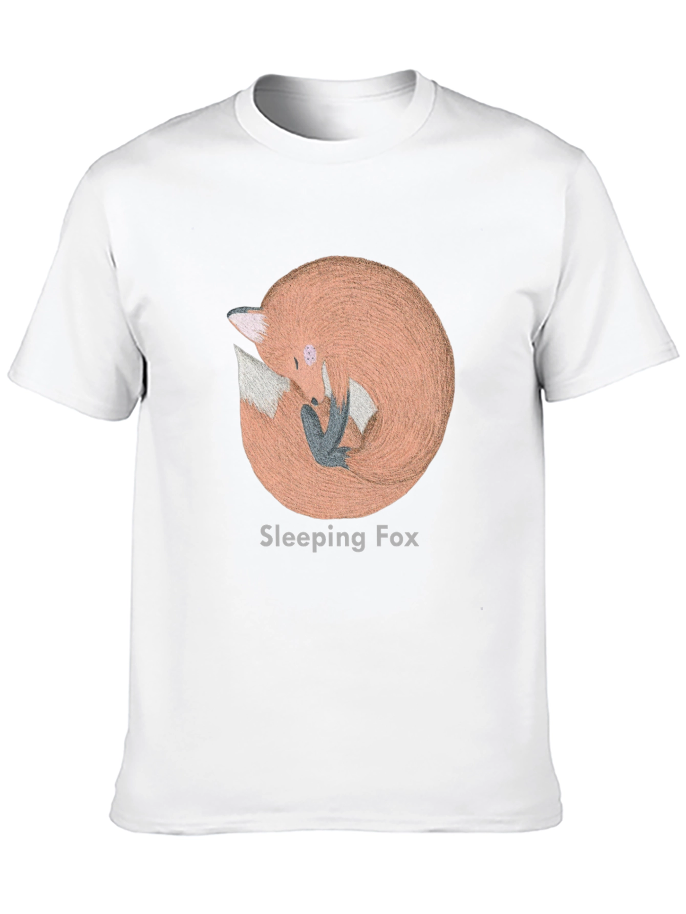 Sleeping Fox Graphic T-Shirt - Soft & Stylish