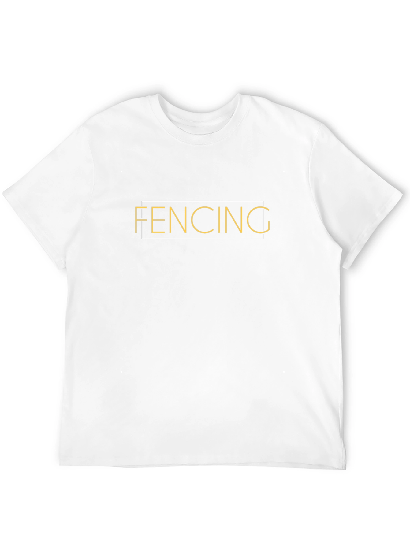 Fencing Graphic Tee - Stylish Sport Design T-Shirt